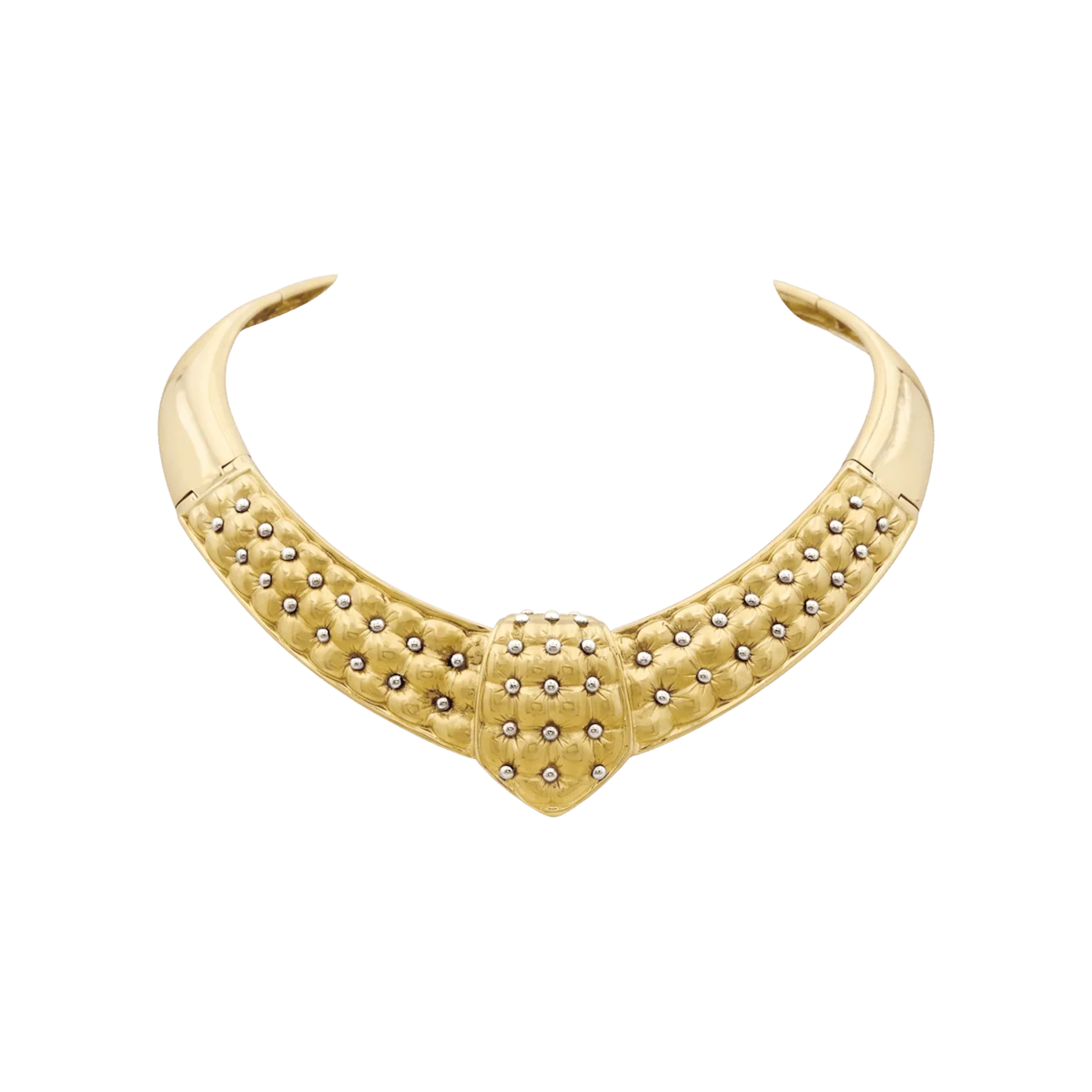 Collier Plastron en or jaune