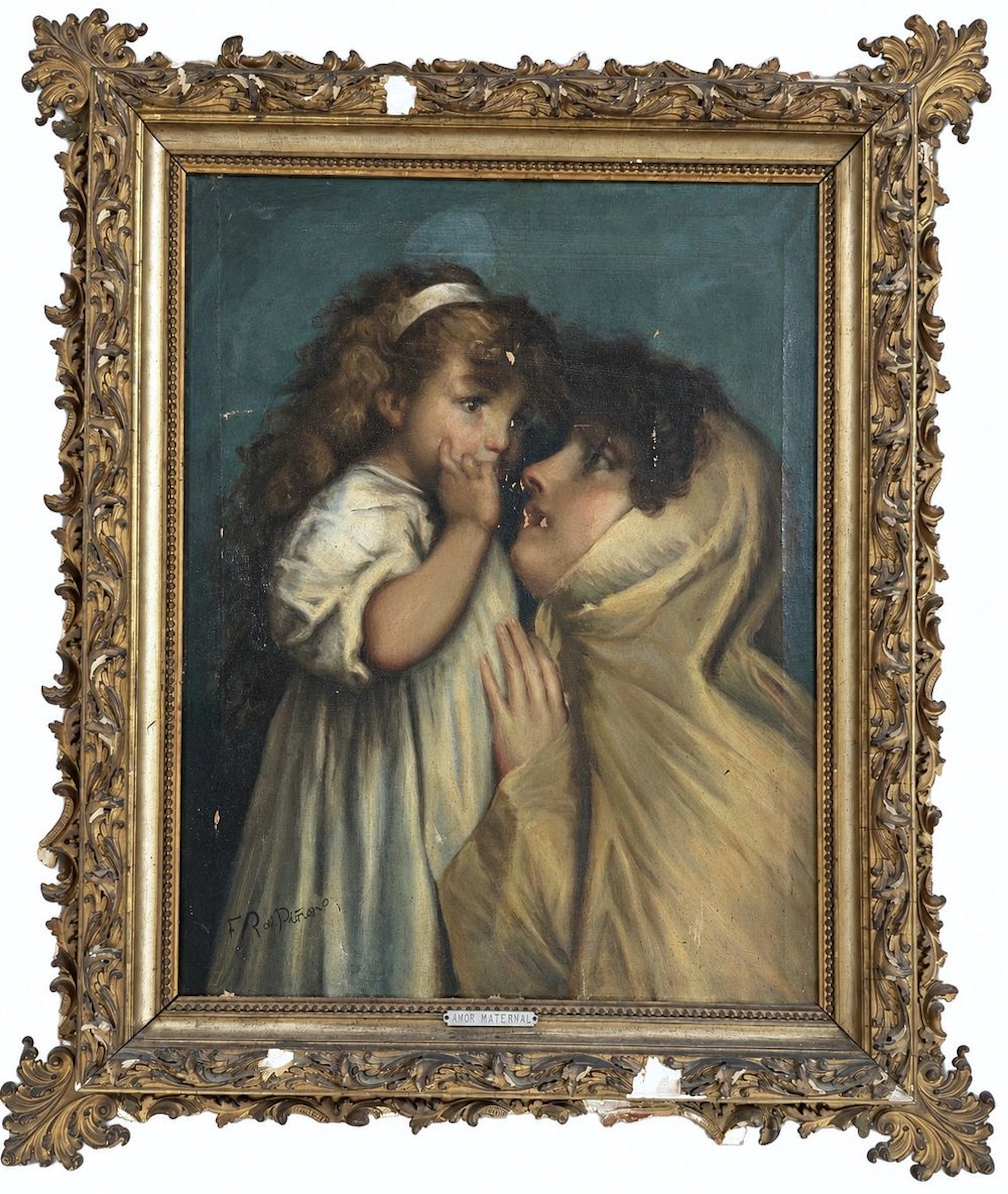 Unknown Artist (Signed) Amor Maternal (Maternal Love)