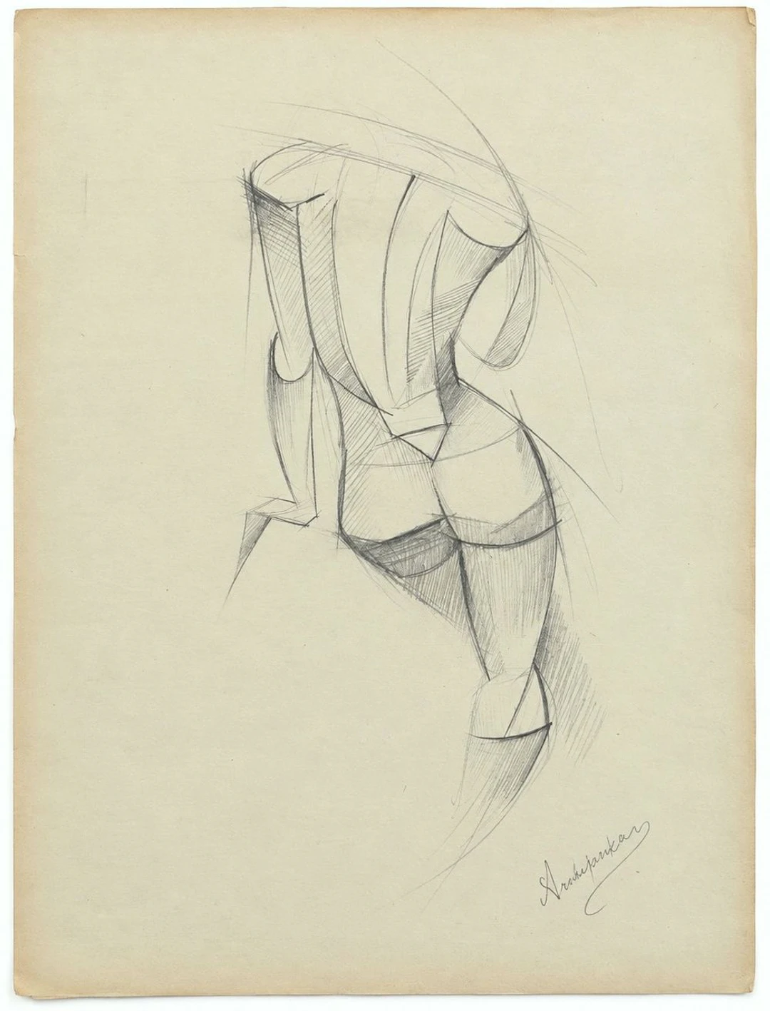 Alexander Archipenko (1887-1964) Study of a Female Figure