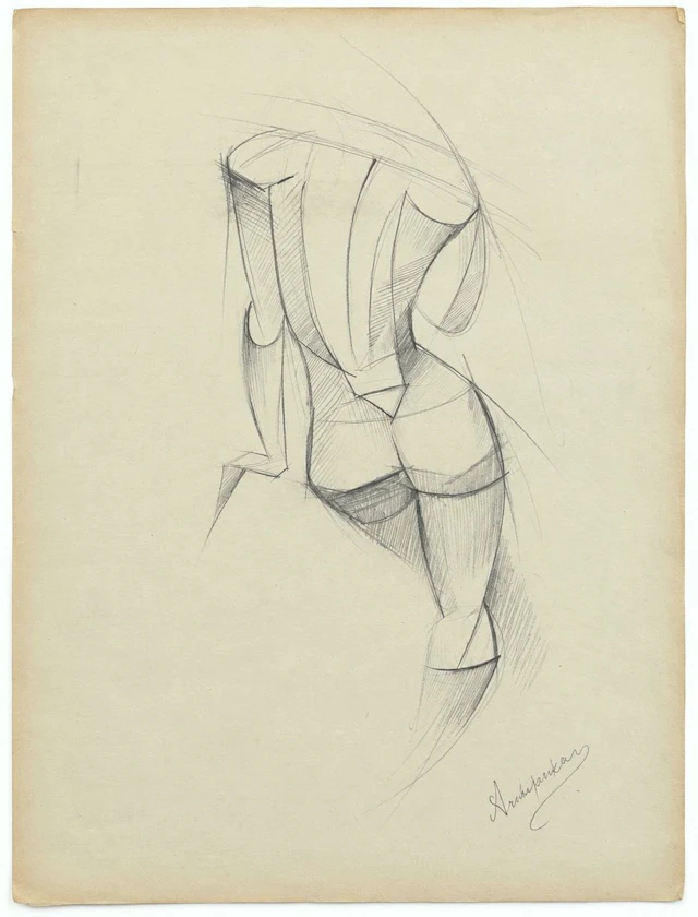 Alexander Archipenko (1887-1964) Study of a Female Figure
