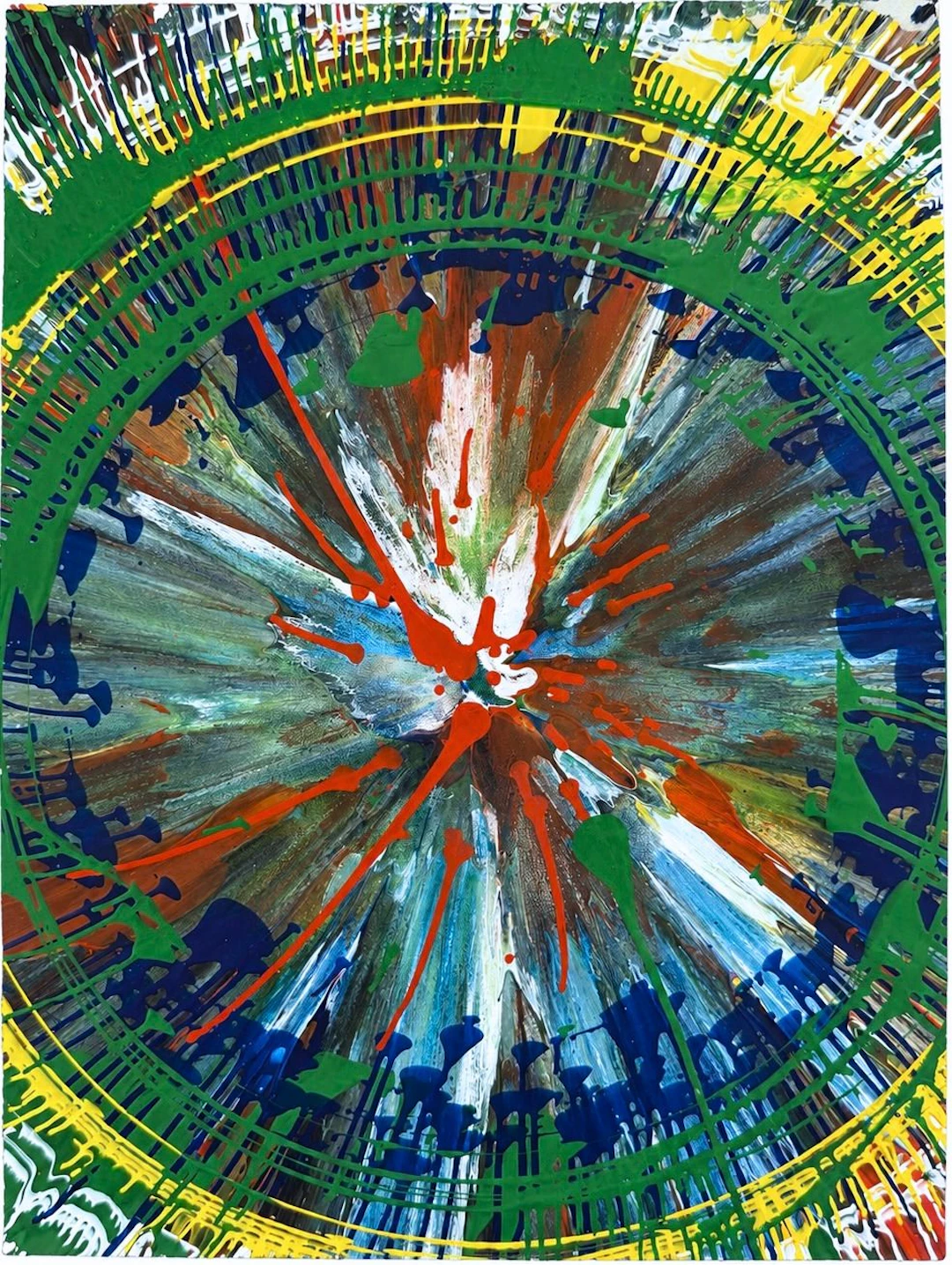 In the Manner of Damien Hirst (b. 1965) Abstract Spin Composition