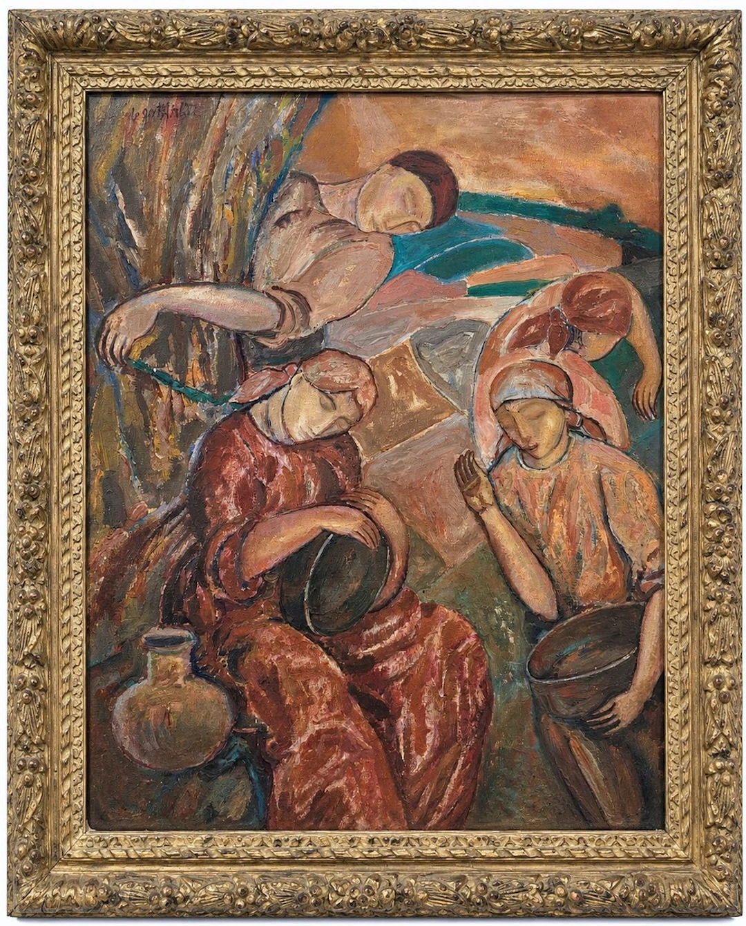Leopold Gottlieb (1879-1934) Women Working in the Fields, 1920s