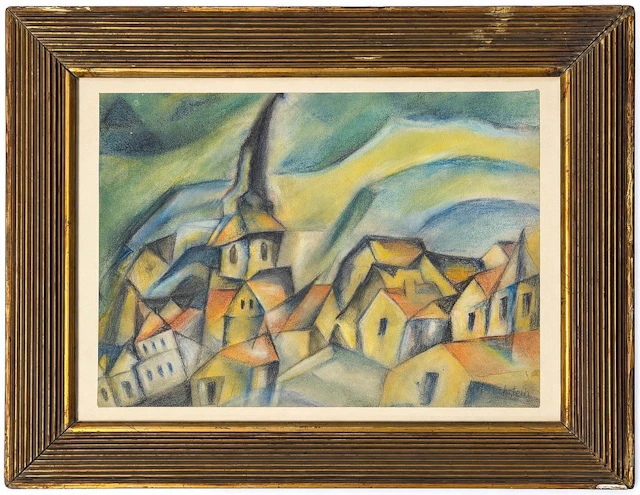Unknown Artist, Village Landscape