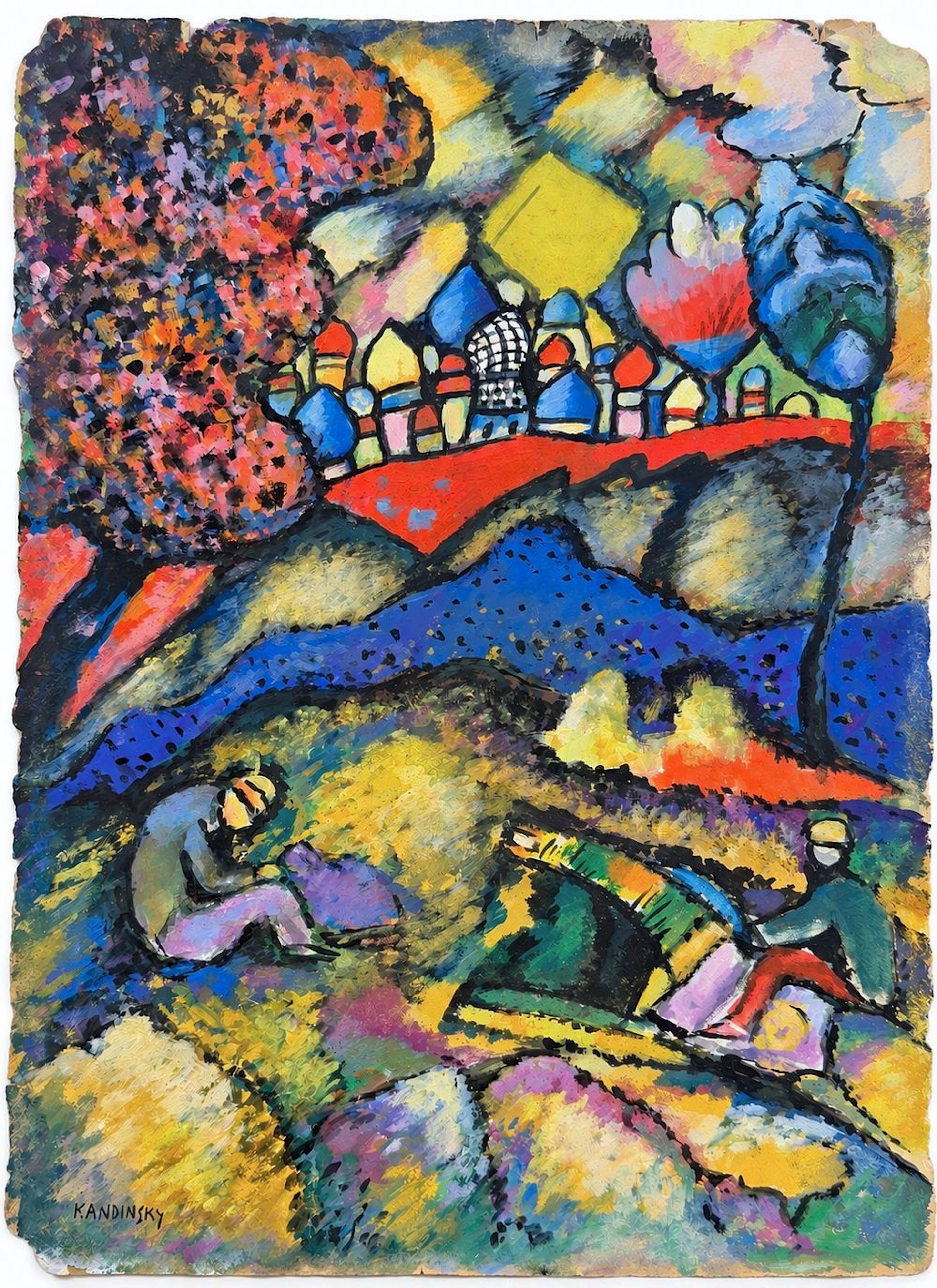 Wassily Kandinsky (1866-1944) Landscape with Houses