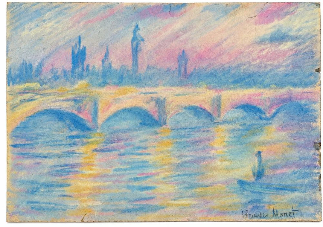 Claude Monet (1840-1926), River Landscape with Bridge