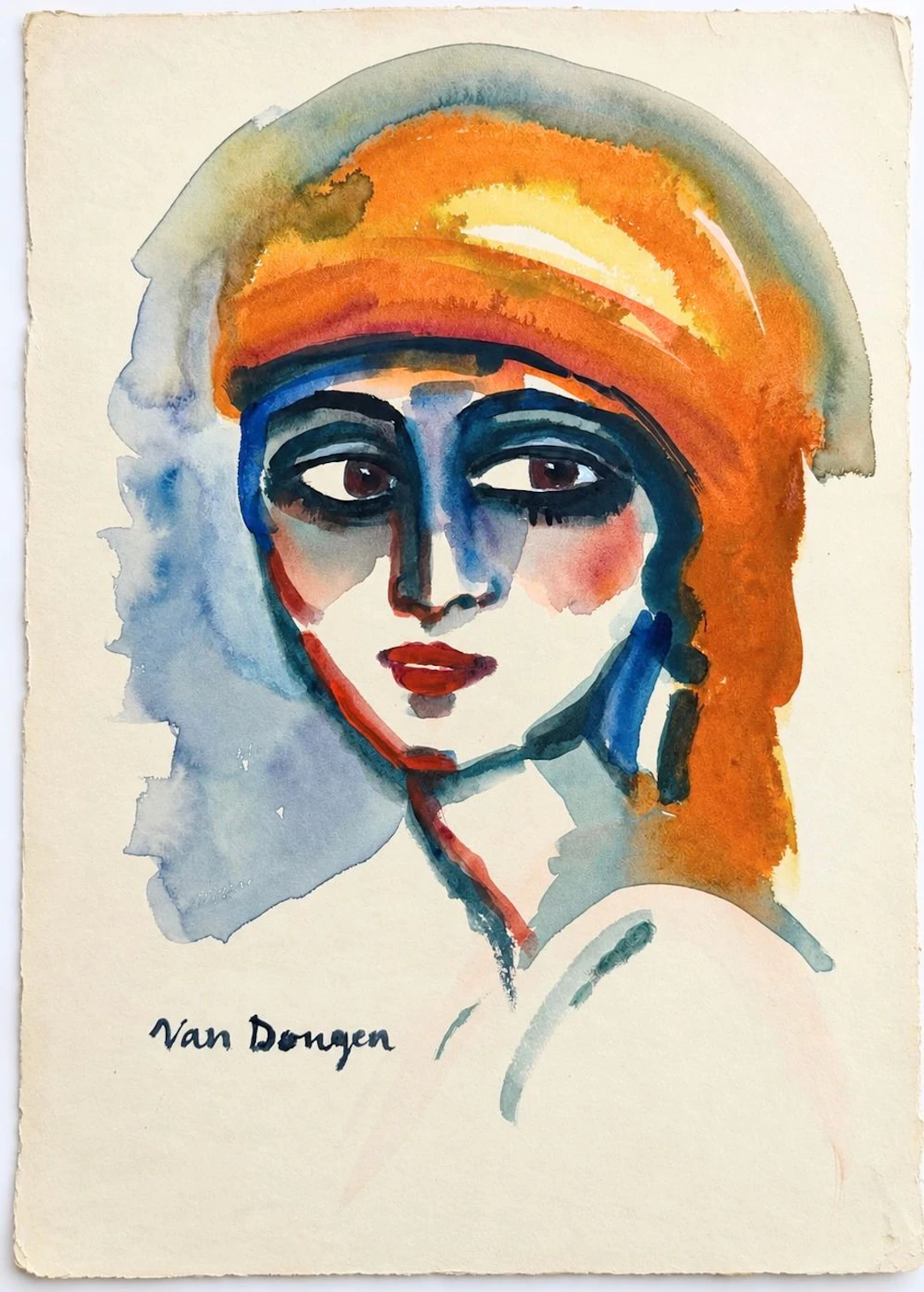 Kees van Dongen (1877-1968) Portrait of a Woman
