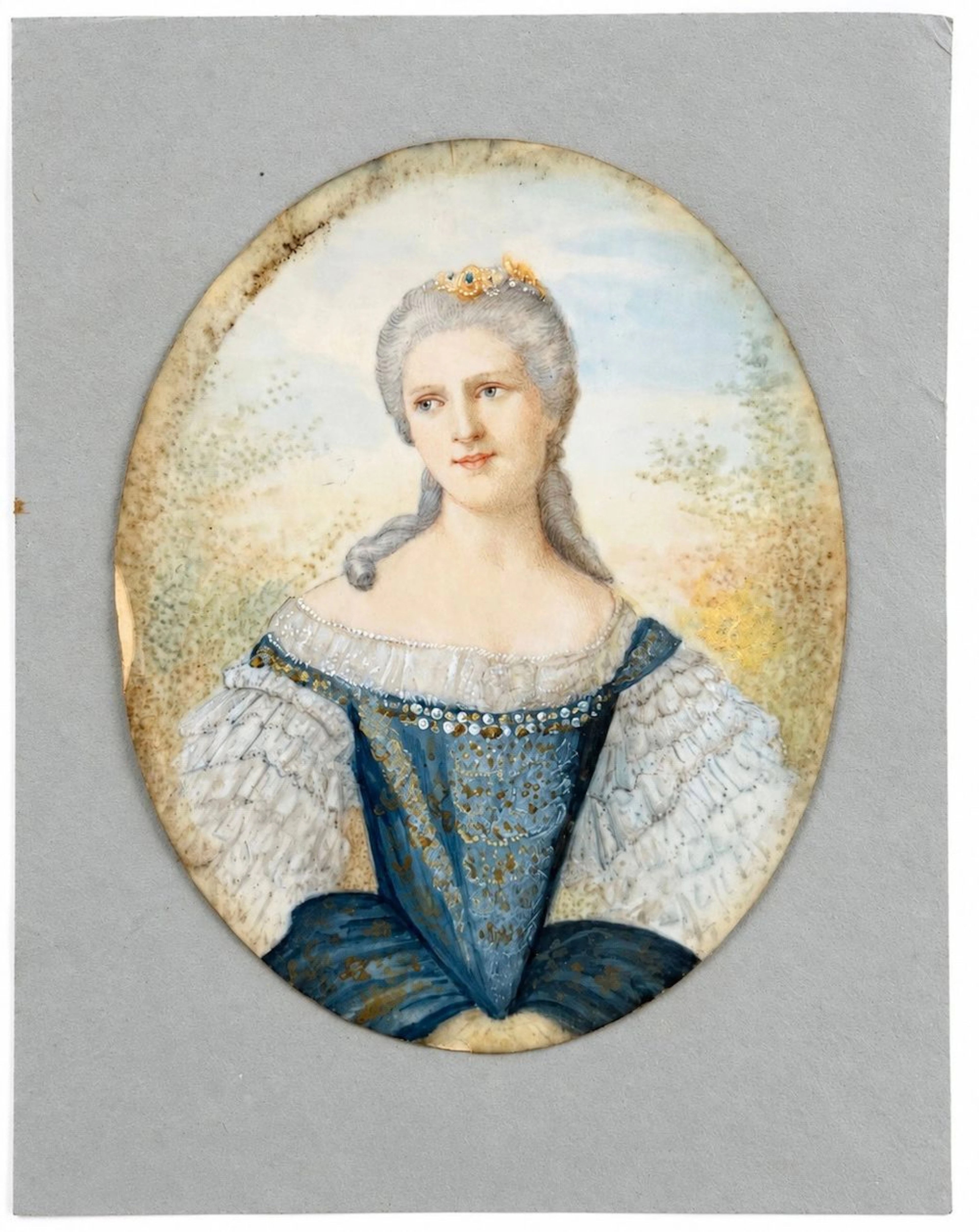 In the Manner of Jean-Baptiste Isabey (1767-1855) Portrait of a Noblewoman