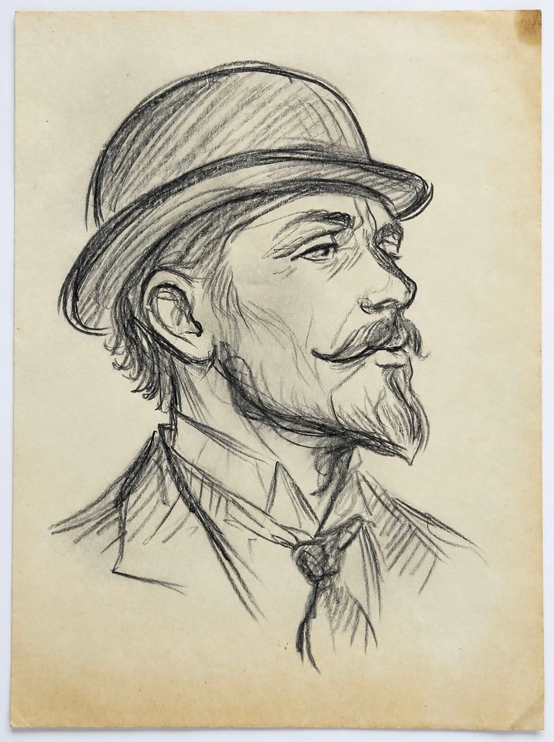 Unknown Artist, Portrait of a Man in a Hat