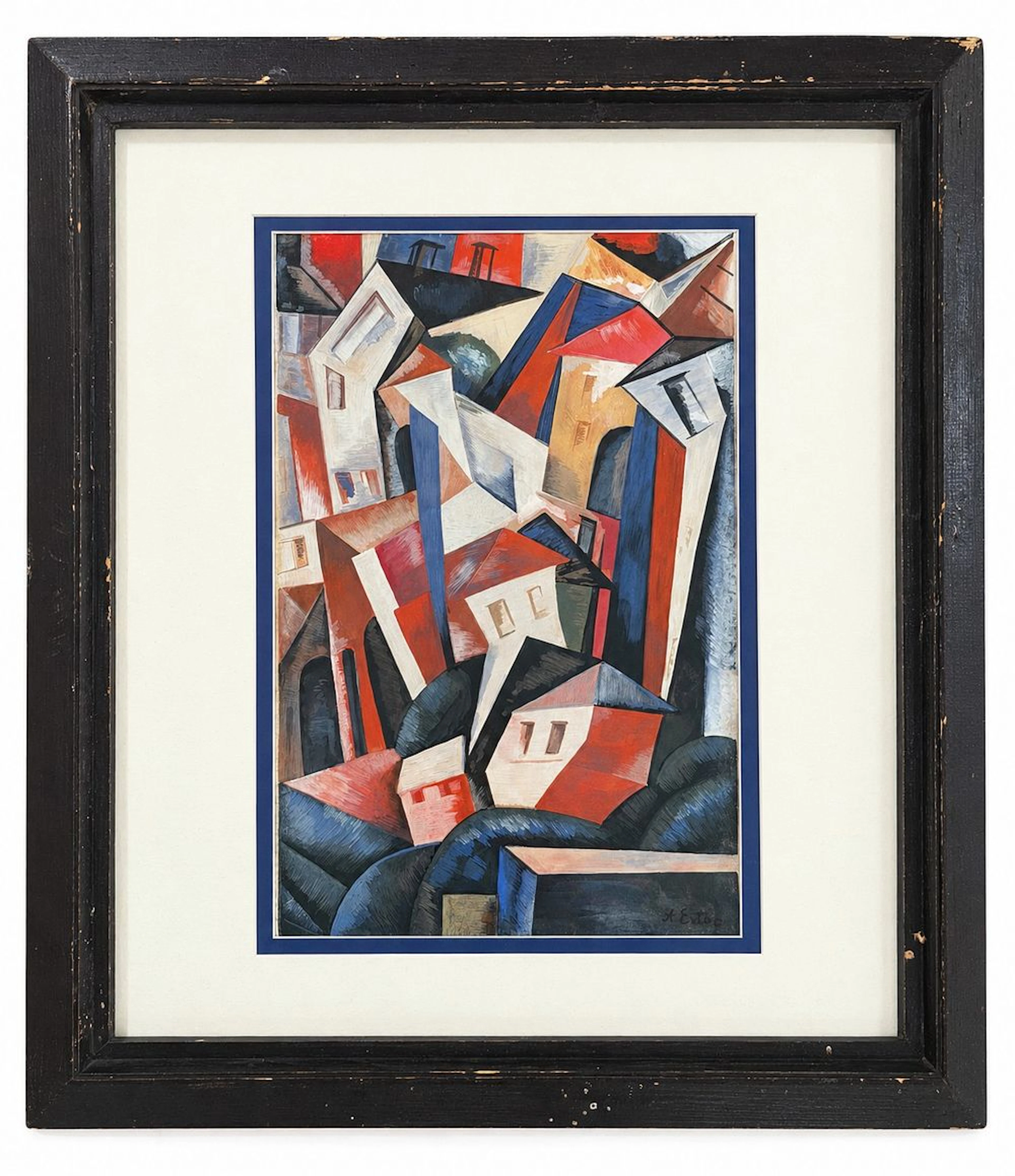 Alexandra Exter (1882-1949) Cubist Cityscape