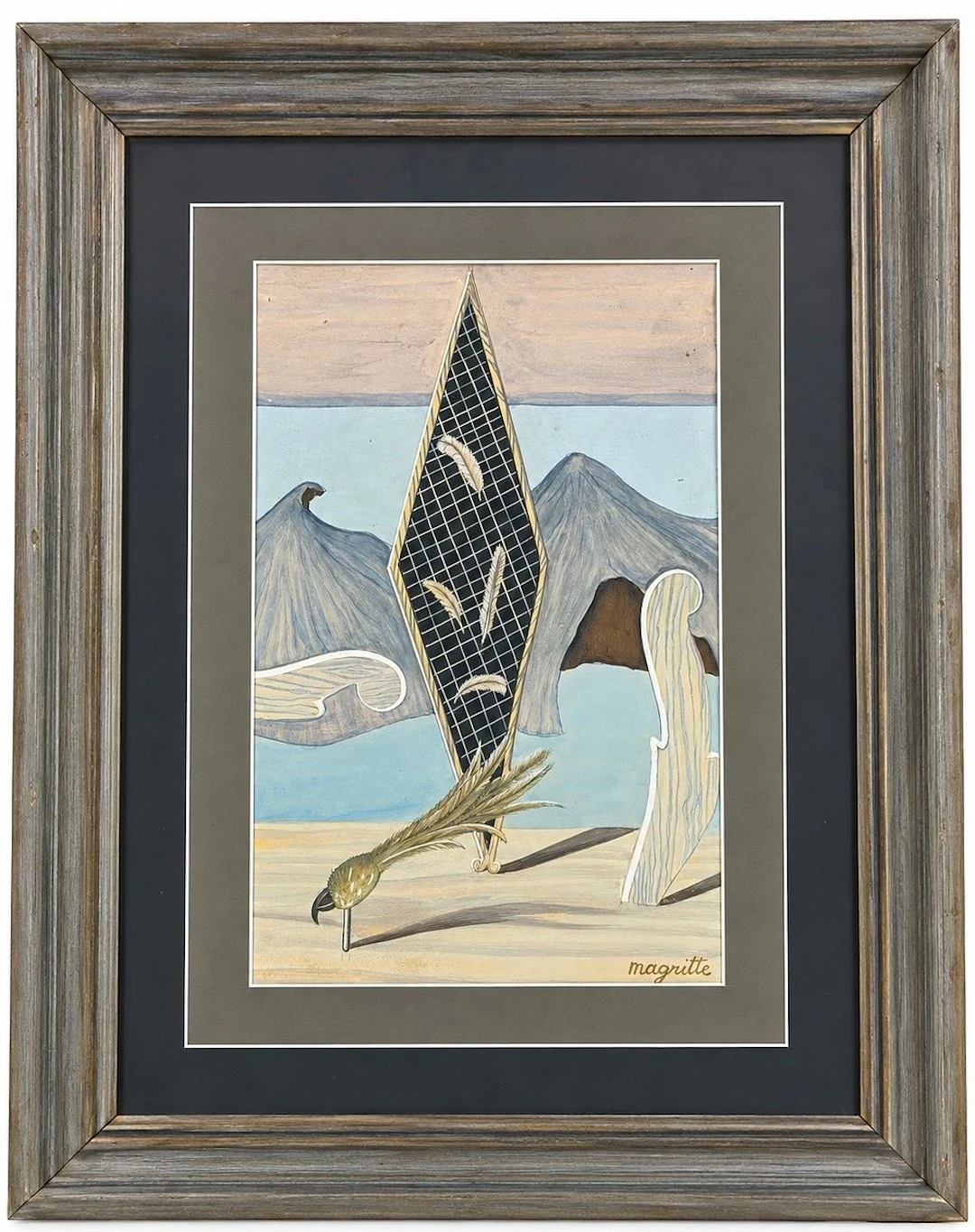 Attributed to Rene Magritte (1898-1967) Surrealist Composition
