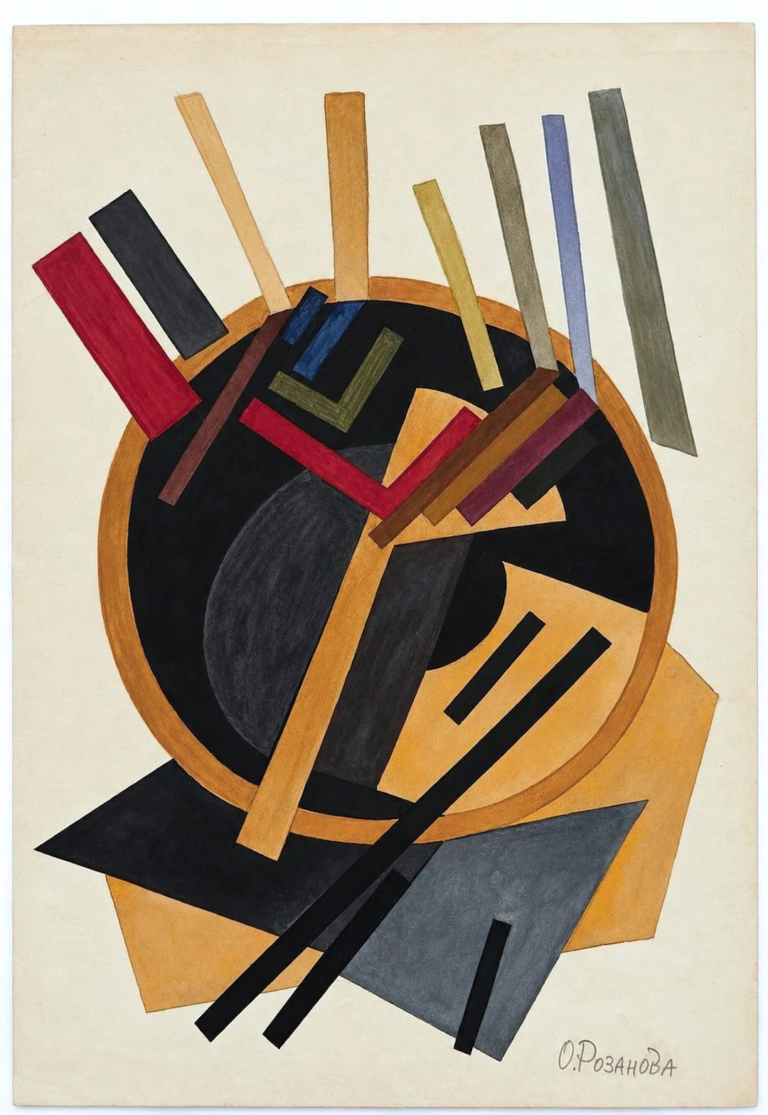 Olga Rozanova (1886-1918) Suprematist Composition