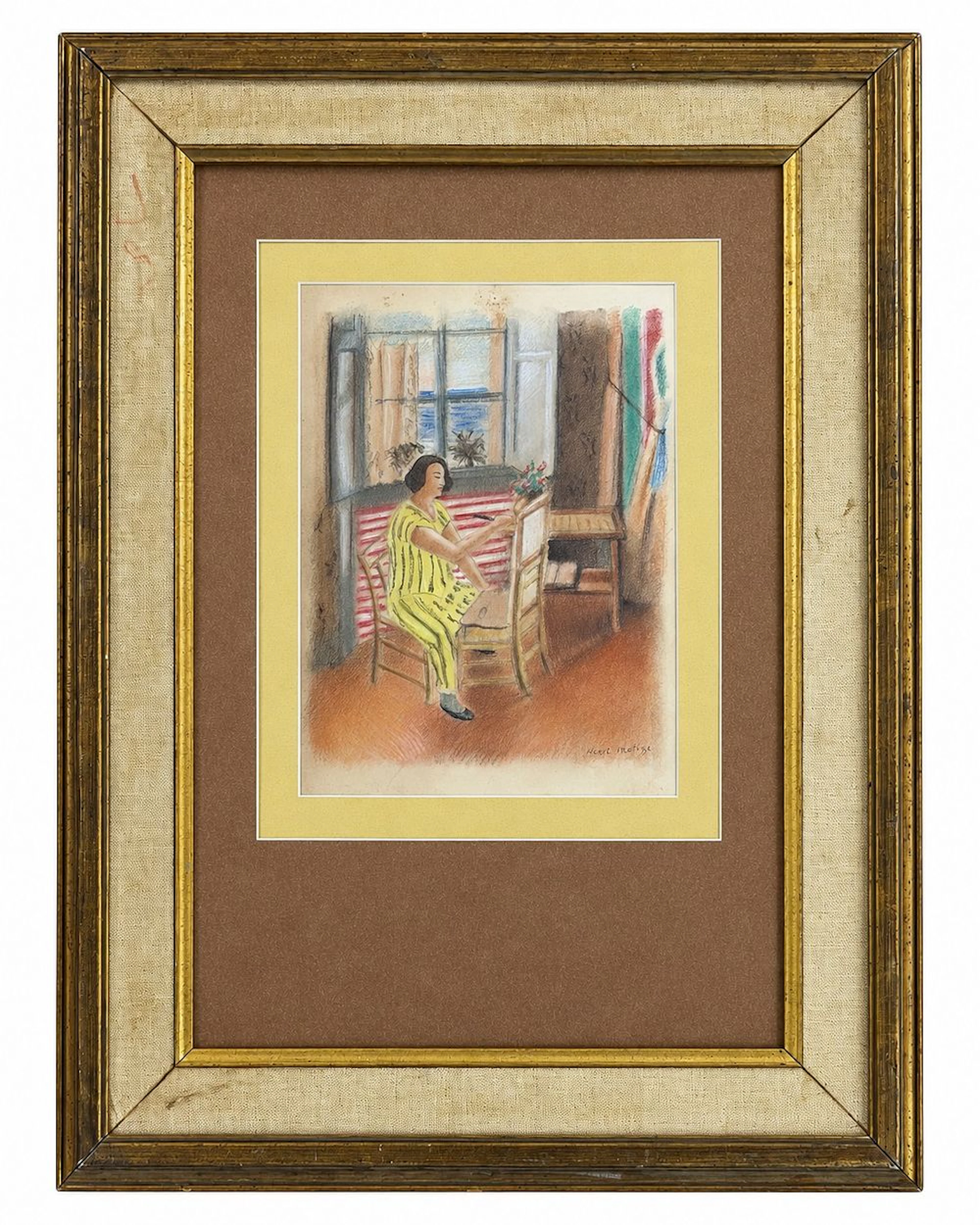 Henri Matisse (1869-1954) Woman Seated in an Interior