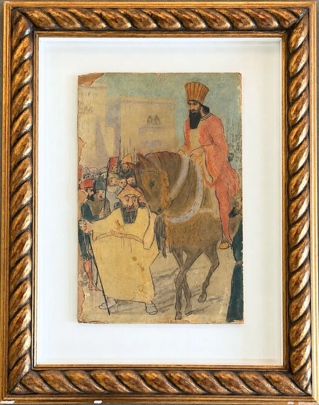 Abel Pann (1883-1963) Mordecai the Jew and Haman