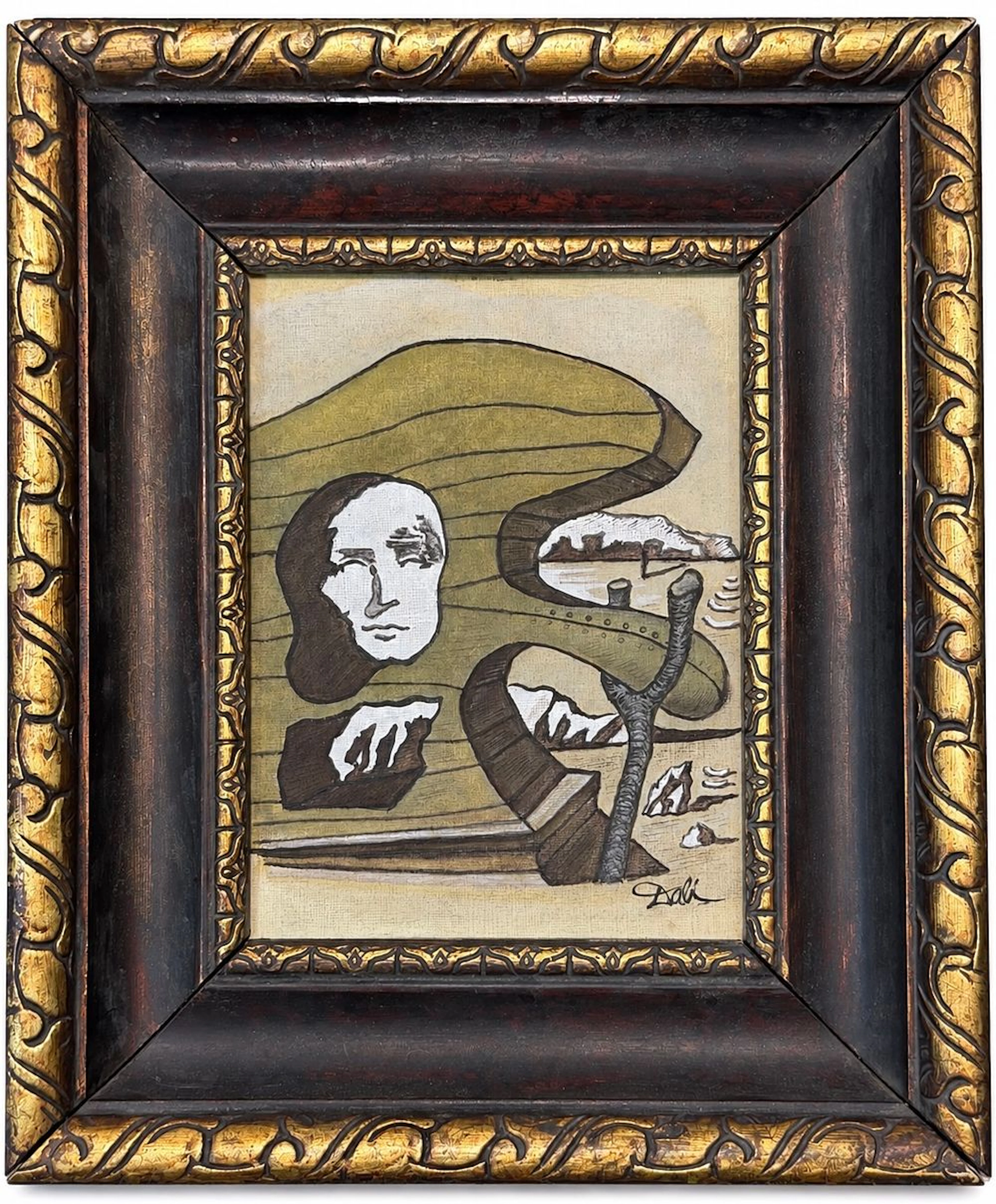 Attributed to Salvador Dali (1904-1989) Surrealist Composition