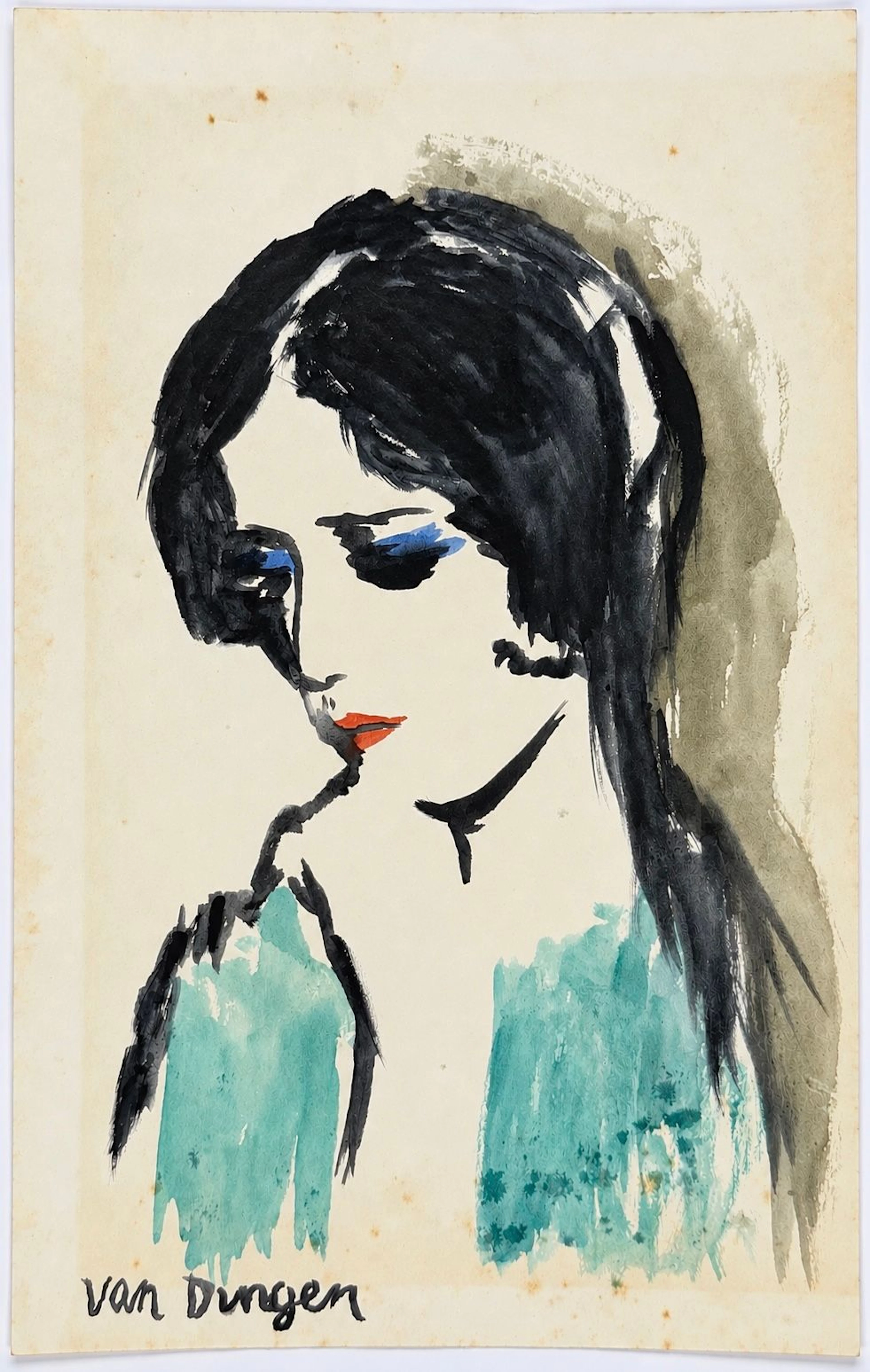 Kees van Dongen (1877-1968) Portrait of a Woman
