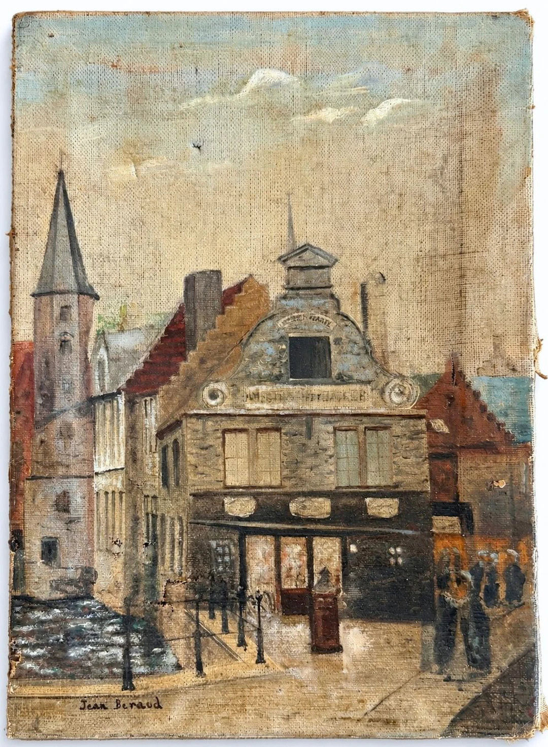 Jean Beraud (1849-1935) European Street Scene