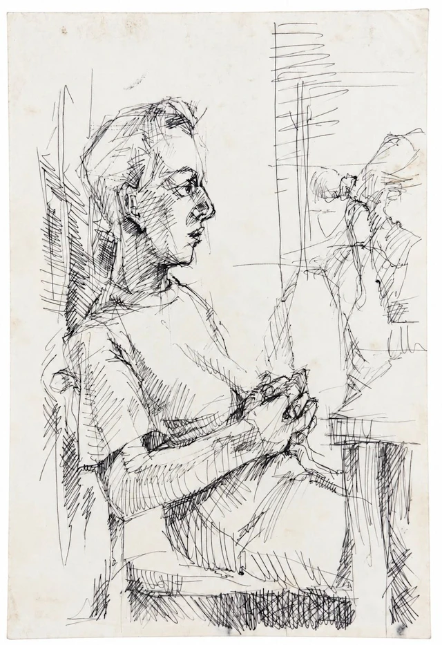 Artist Unknown Seated Figure