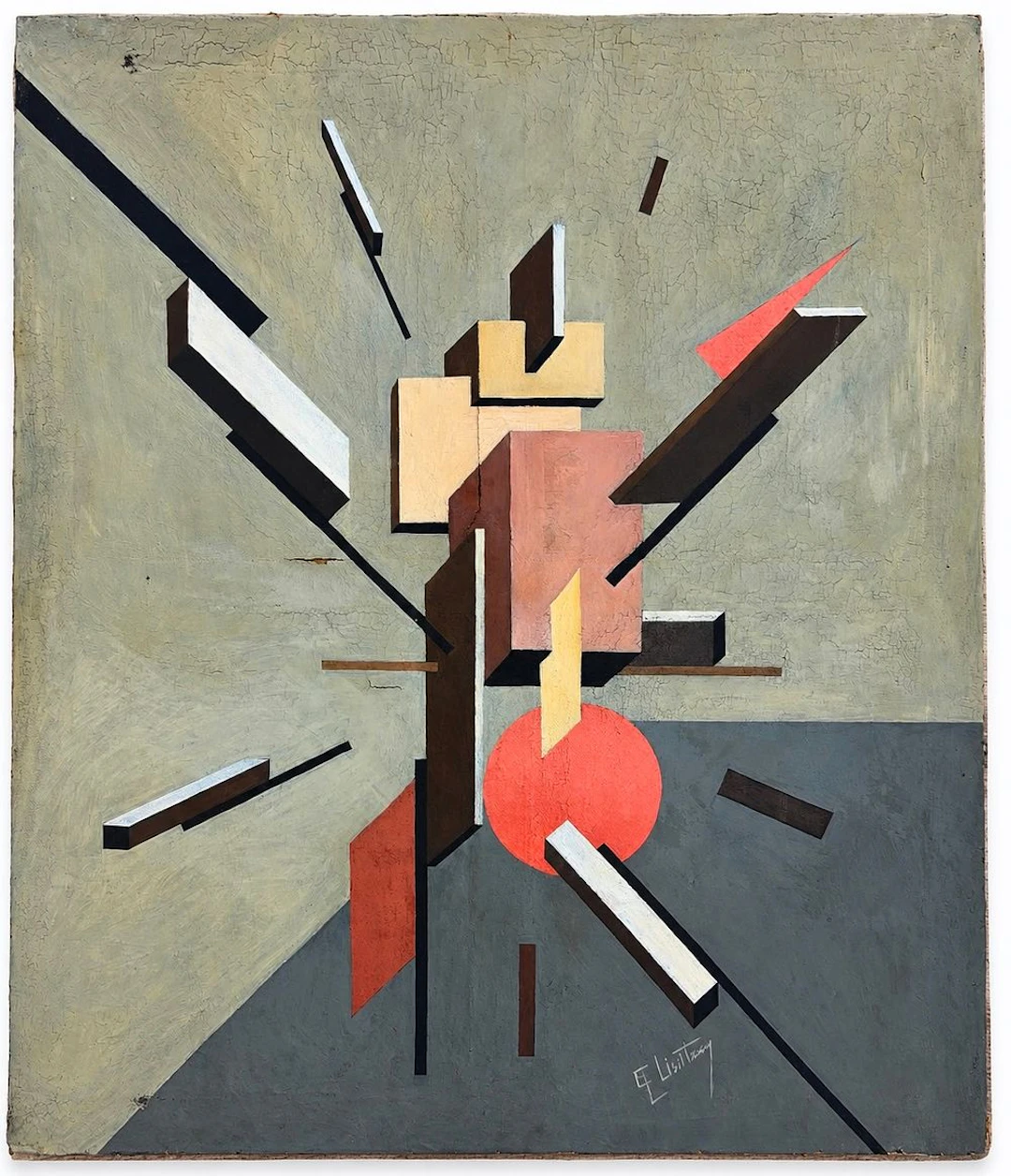 El Lissitzky (1890-1941) Abstract Composition