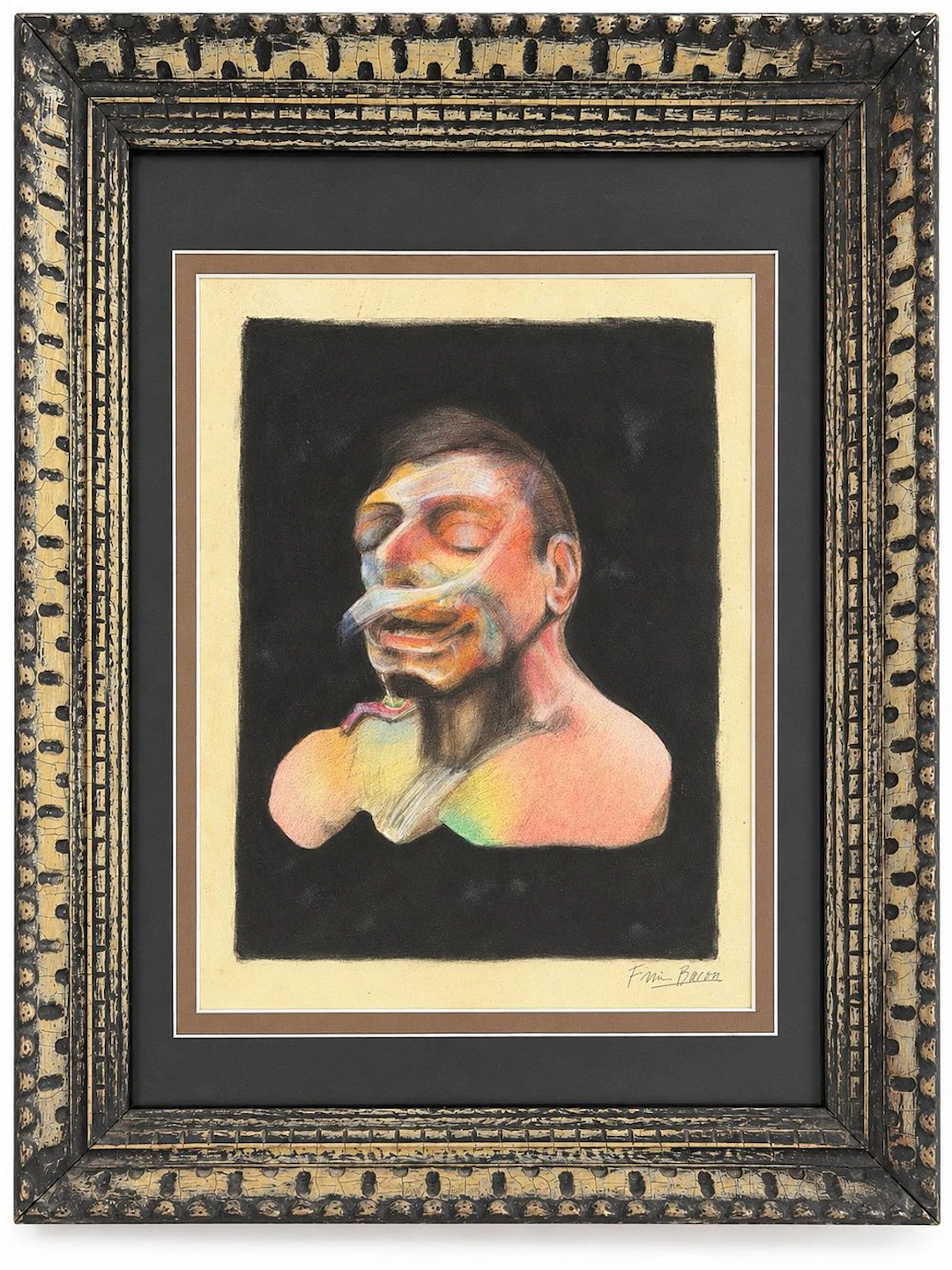 Attributed to Francis Bacon (1909-1992) Study of a Head