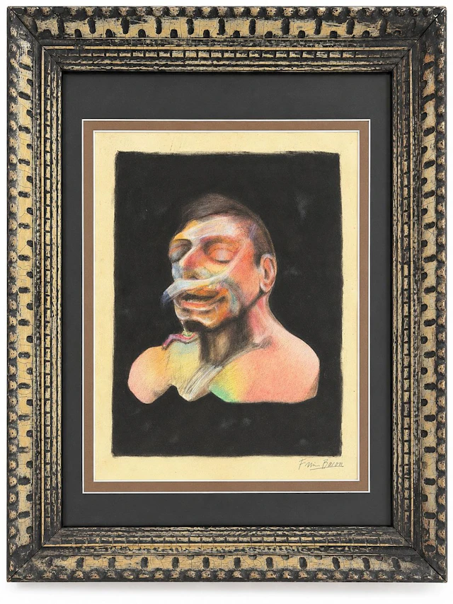 Attributed to Francis Bacon (1909-1992) Study of a Head