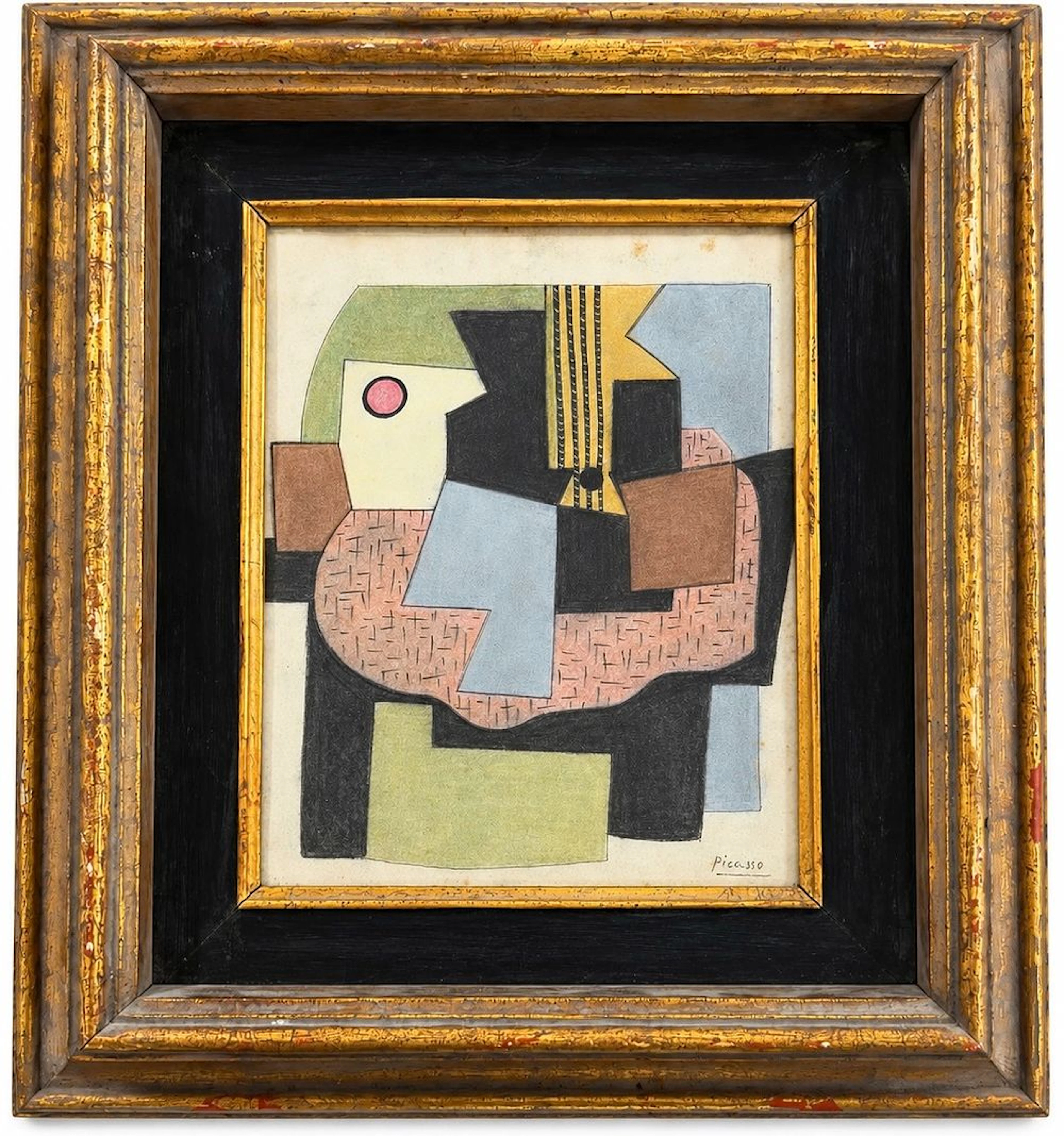 Attributed to Pablo Picasso (1881-1973) Cubist Composition