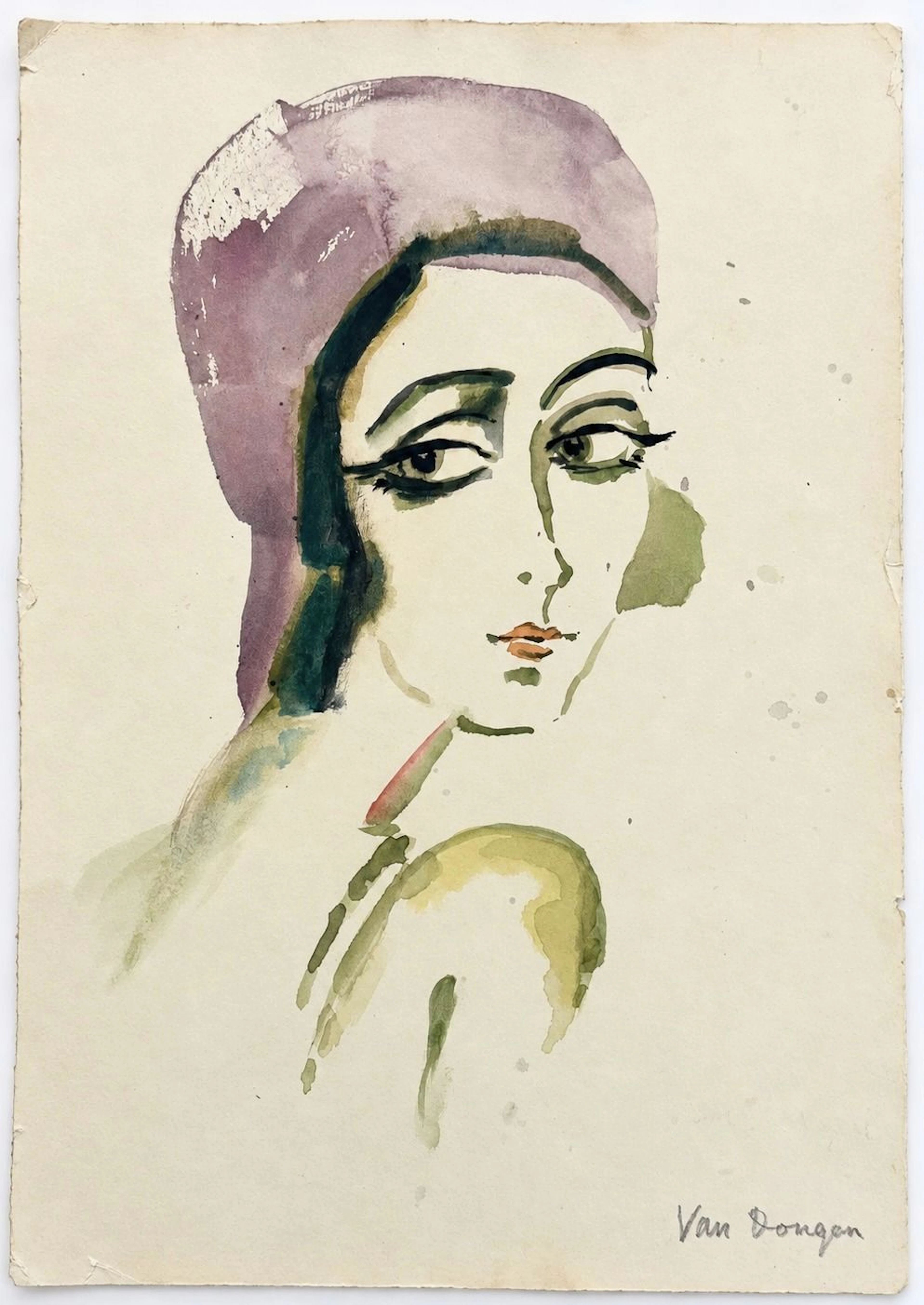 Kees van Dongen (1877-1968) Portrait of a Woman