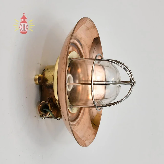 Authentic Vintage German Caven Brass Ceiling Light