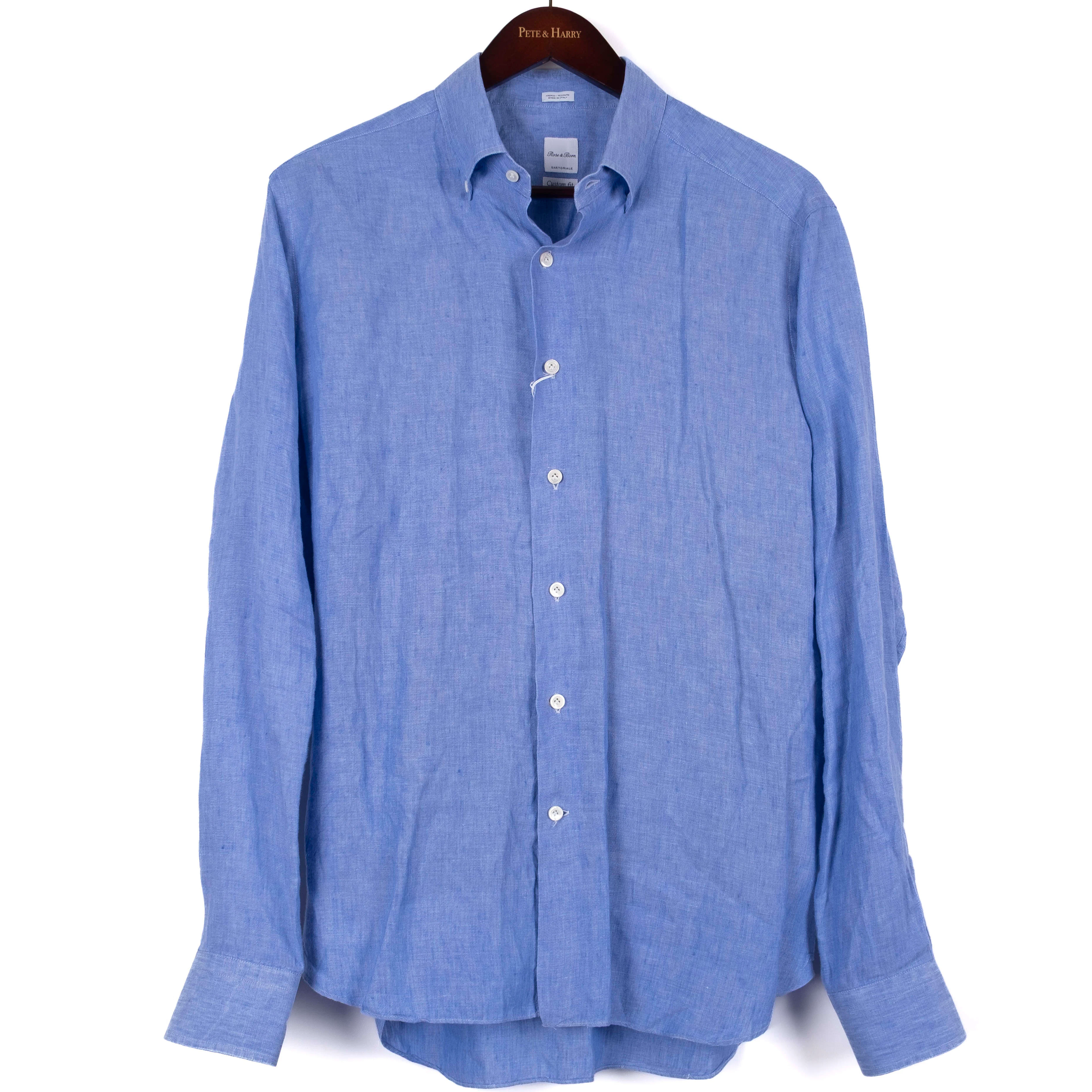 Light Blue Linen Shirt