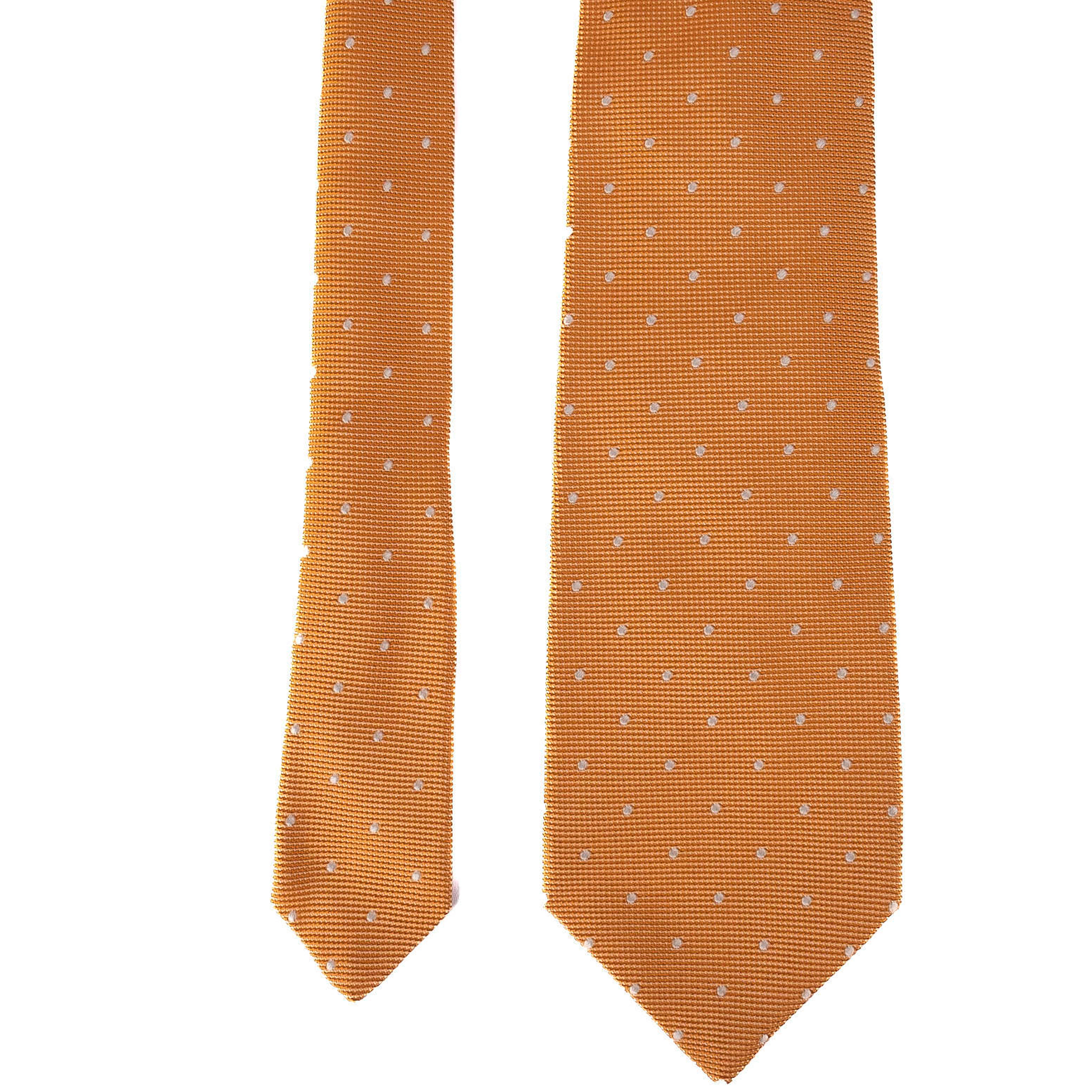 Orange Polka Dot Tie