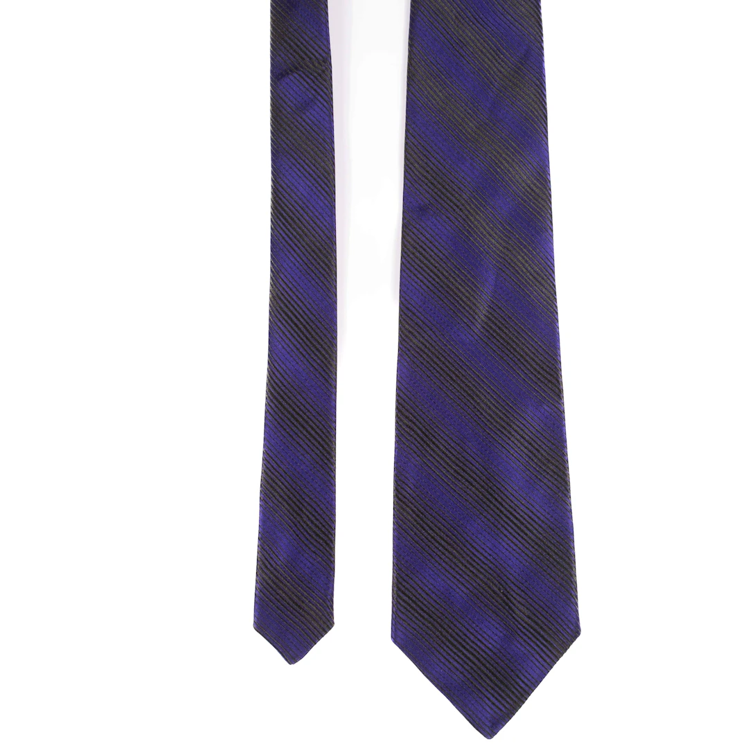 Richard James Purple Striped Tie
