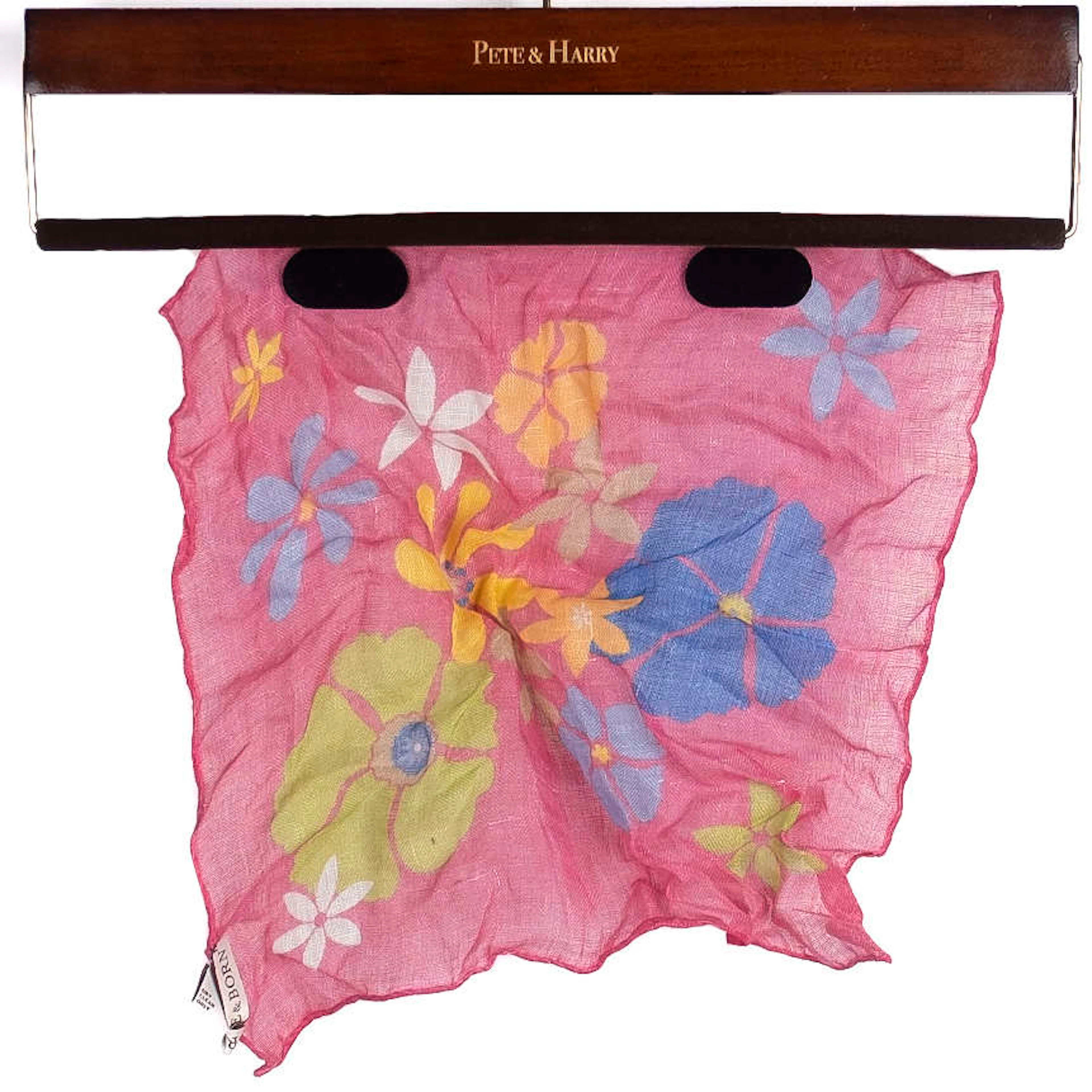 Pink Floral Pocket Square