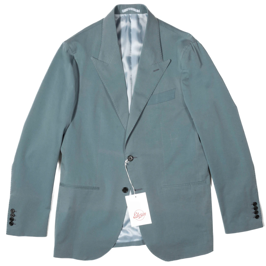 Neapolitan Hand Tailored Petrol Casual Suit 52