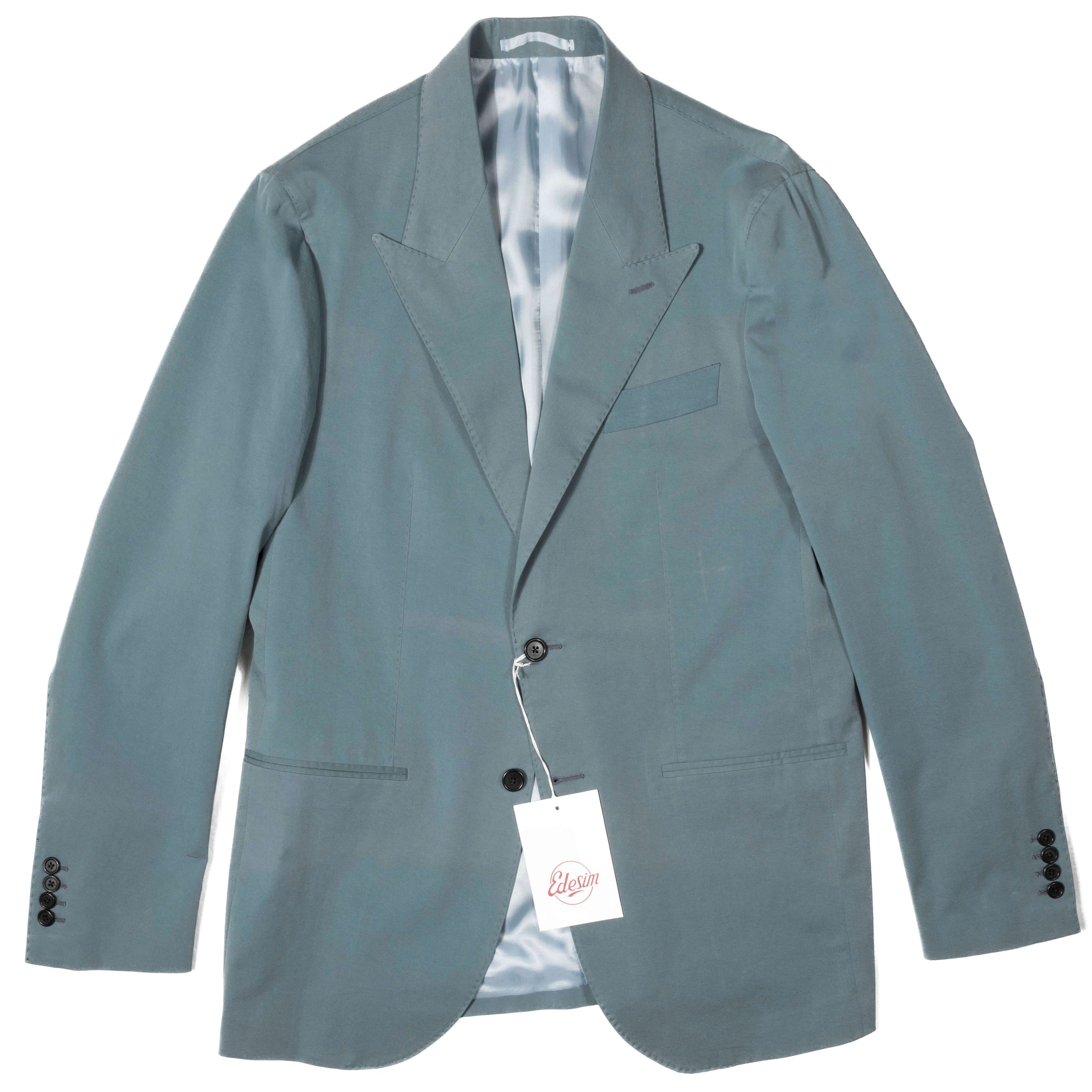 Neapolitan Hand Tailored Petrol Casual Suit 52