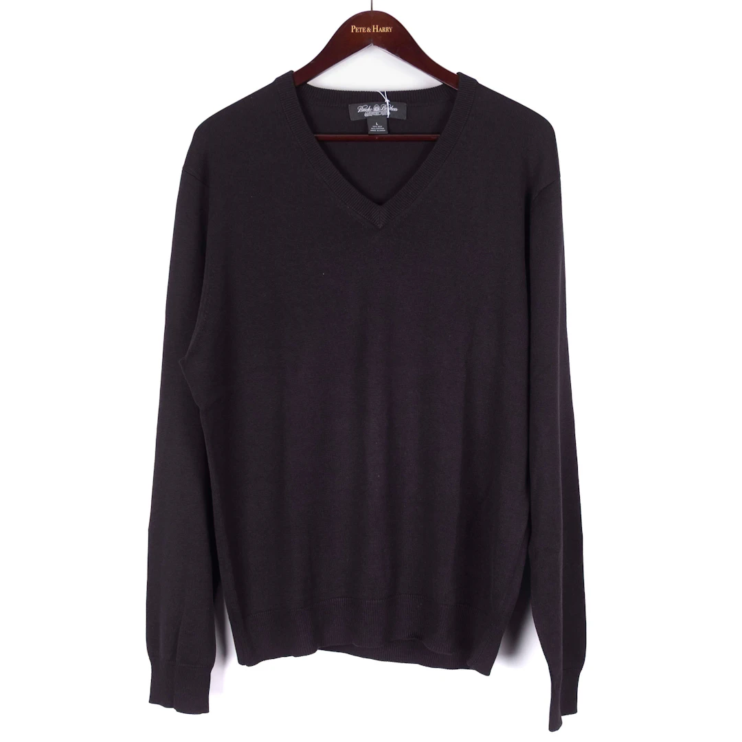 Black V-Neck Sweater