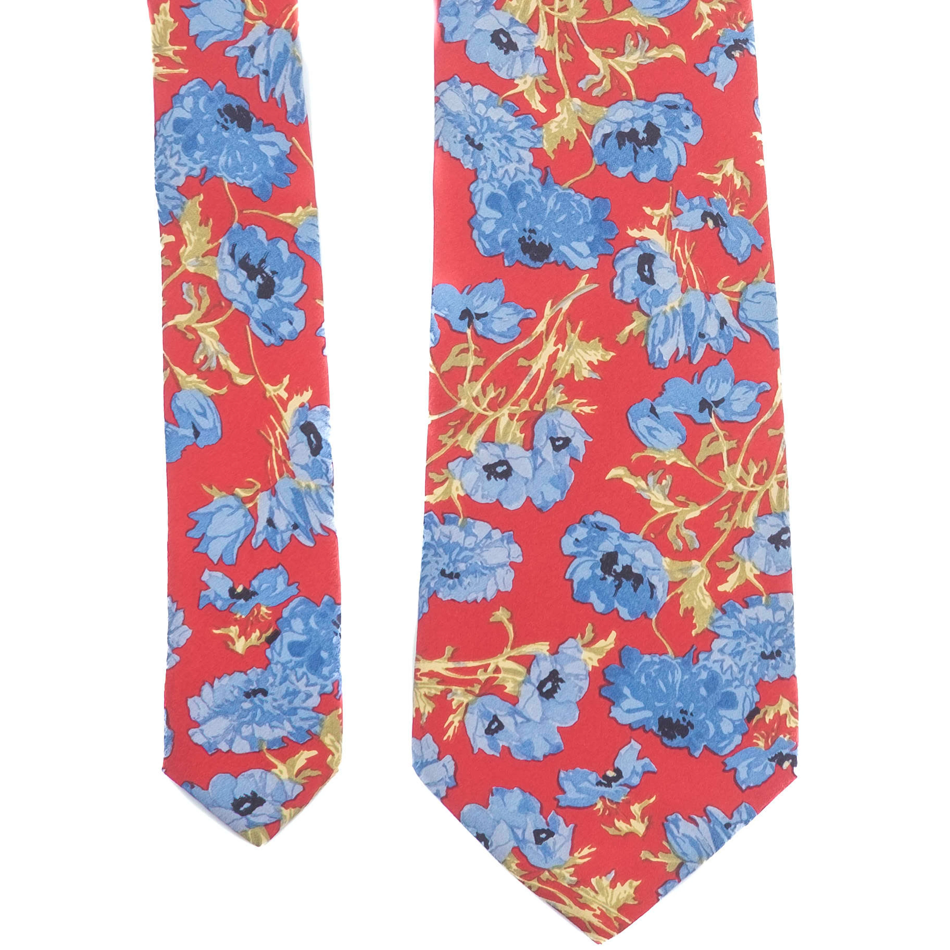 Red Flower Tie