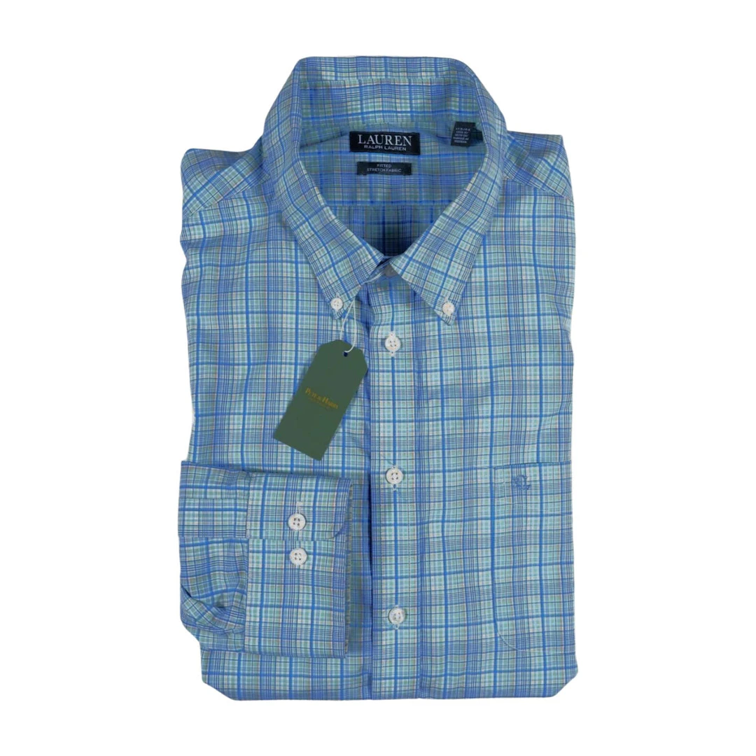 Ralph Lauren Green/Multicolored Buttondown Shirt