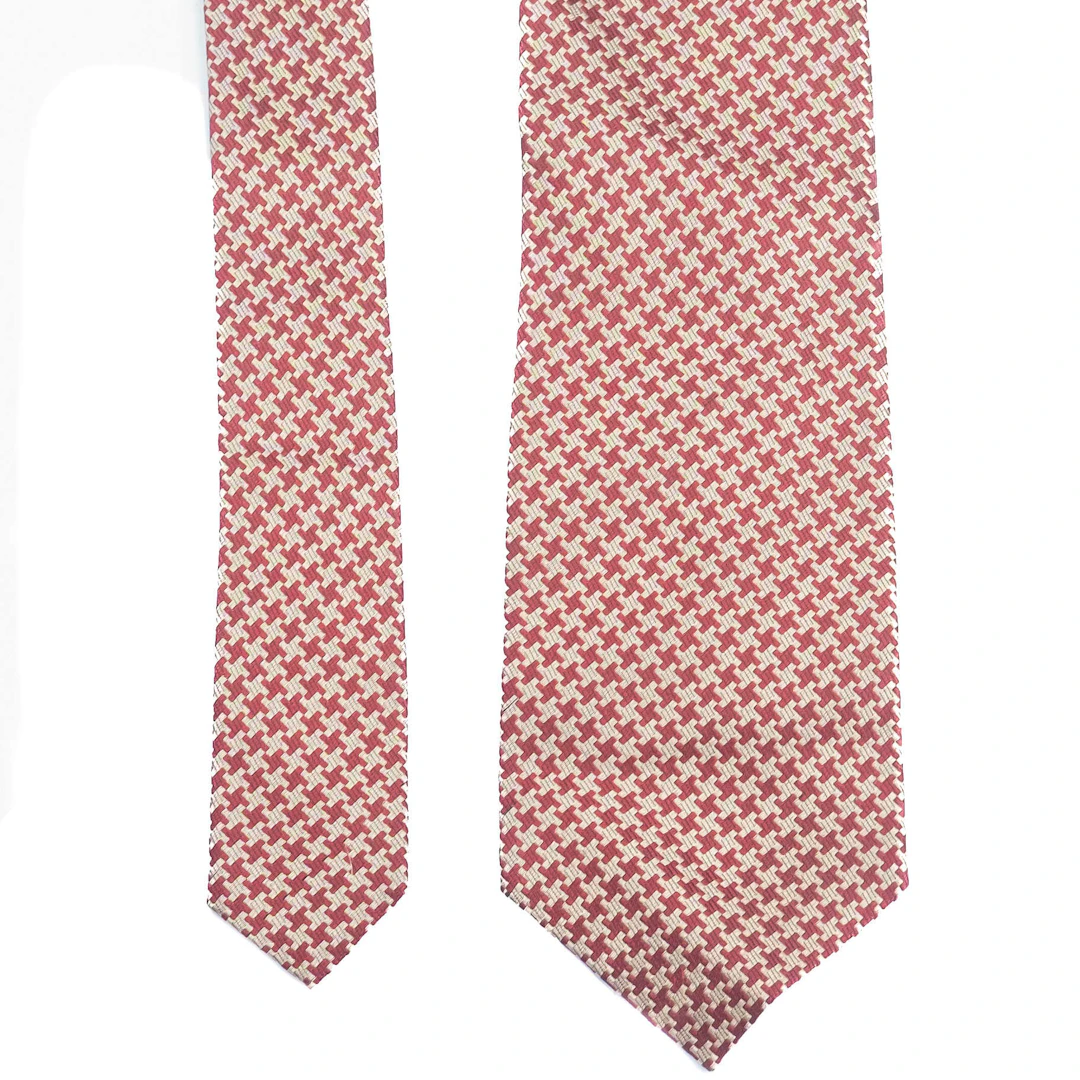 Burgundy Cross Tie
