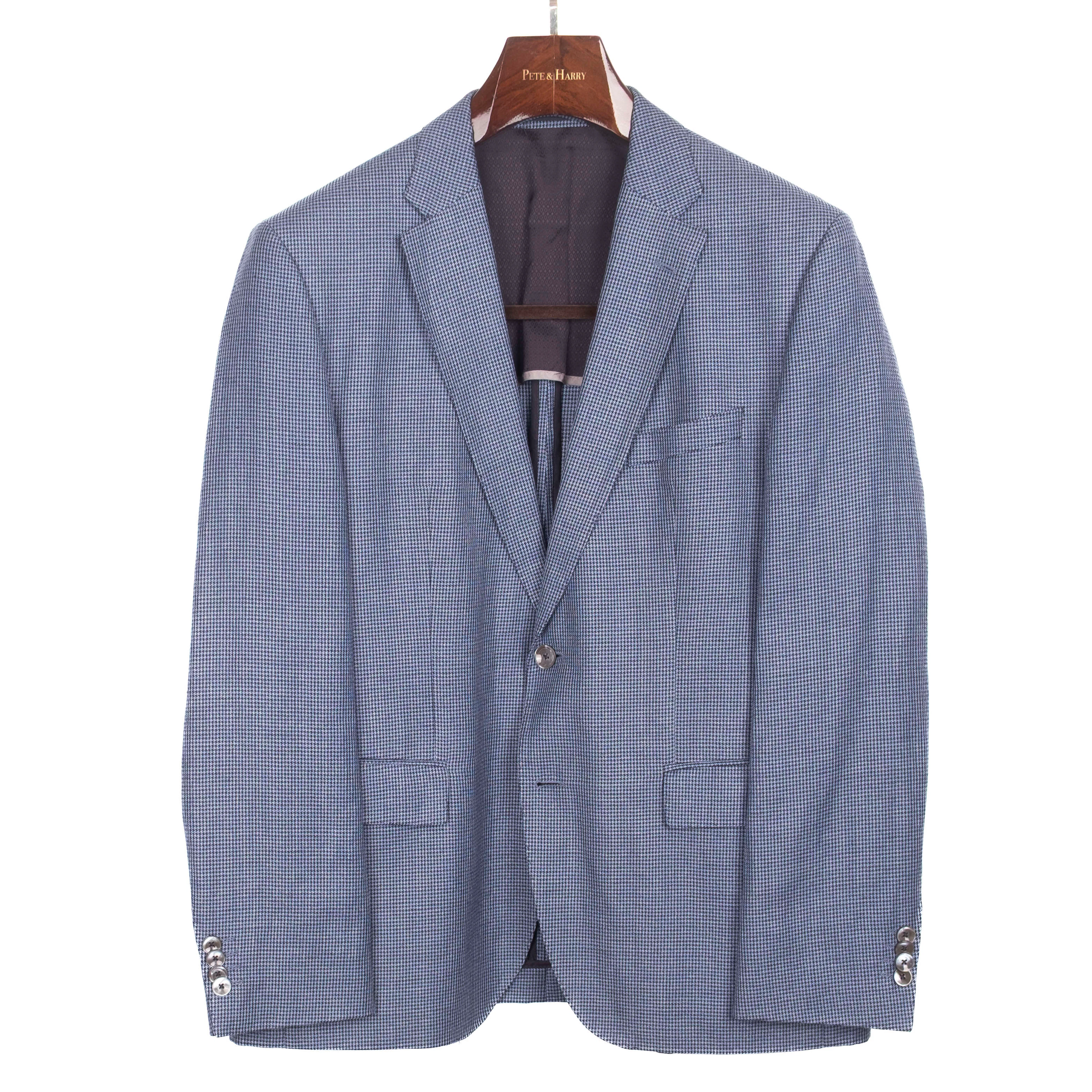 Blue Houndstooth Sport Coat