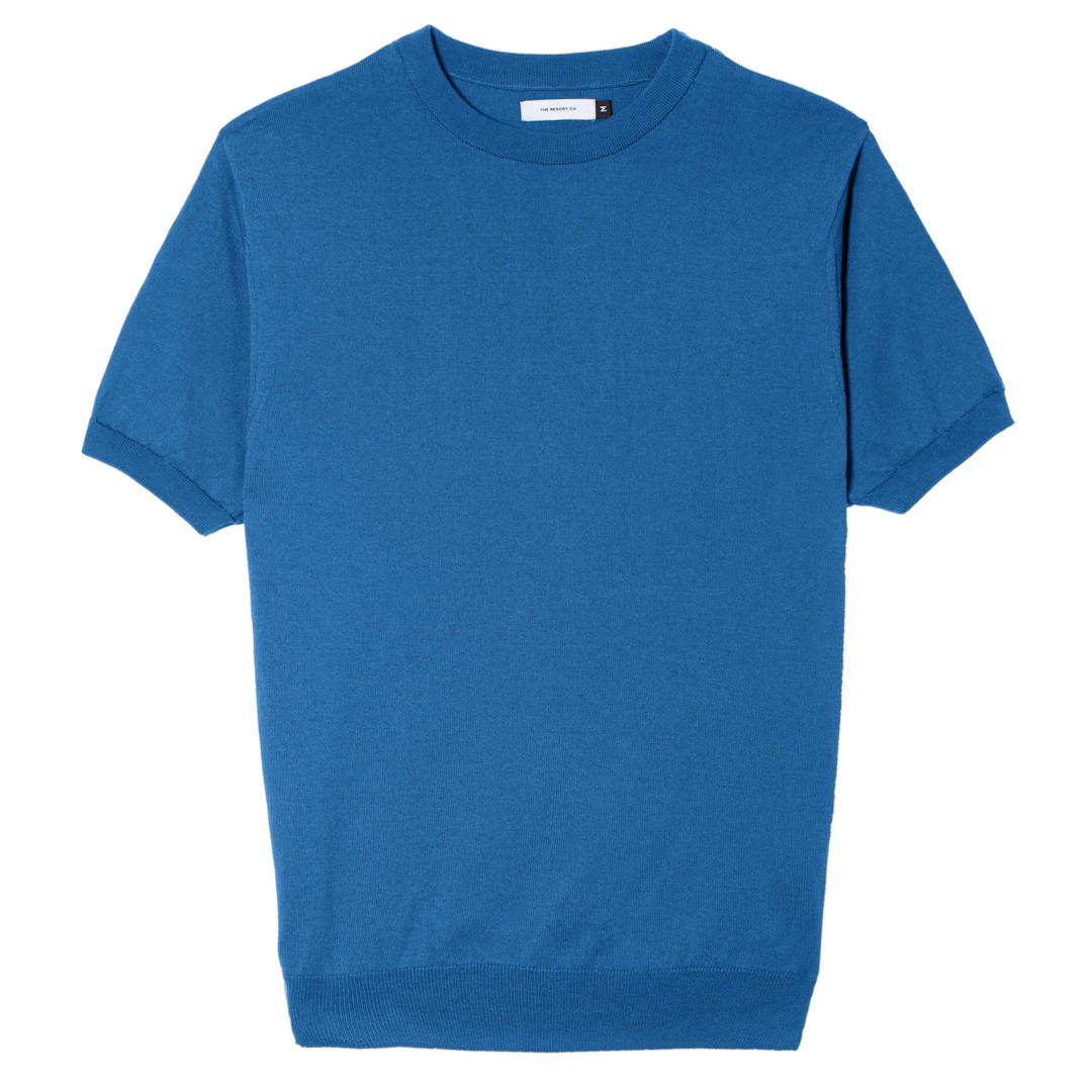 Knitted Tee Azure - Regular Retail Price 1390 Kr