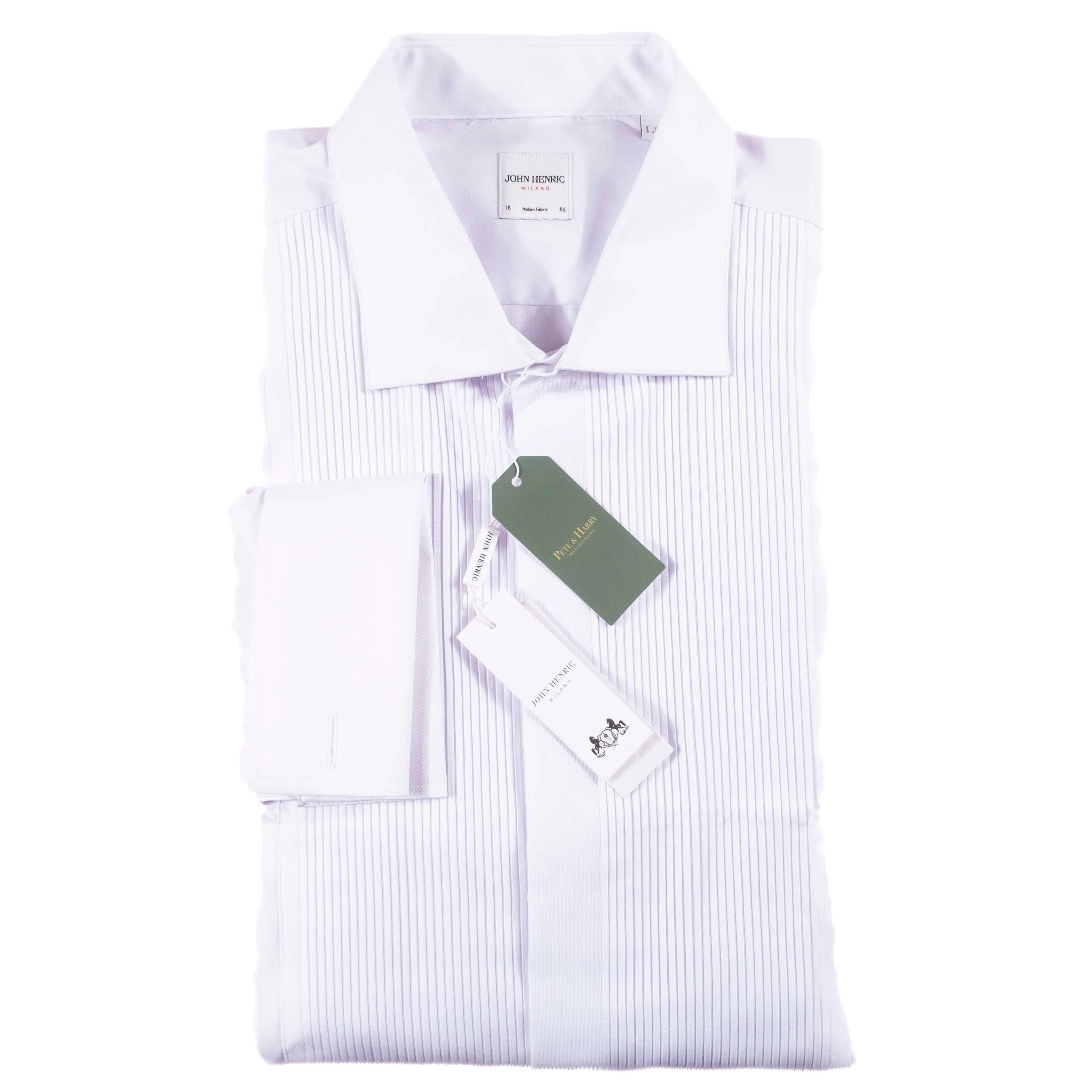 John Henric Black Tie Shirt