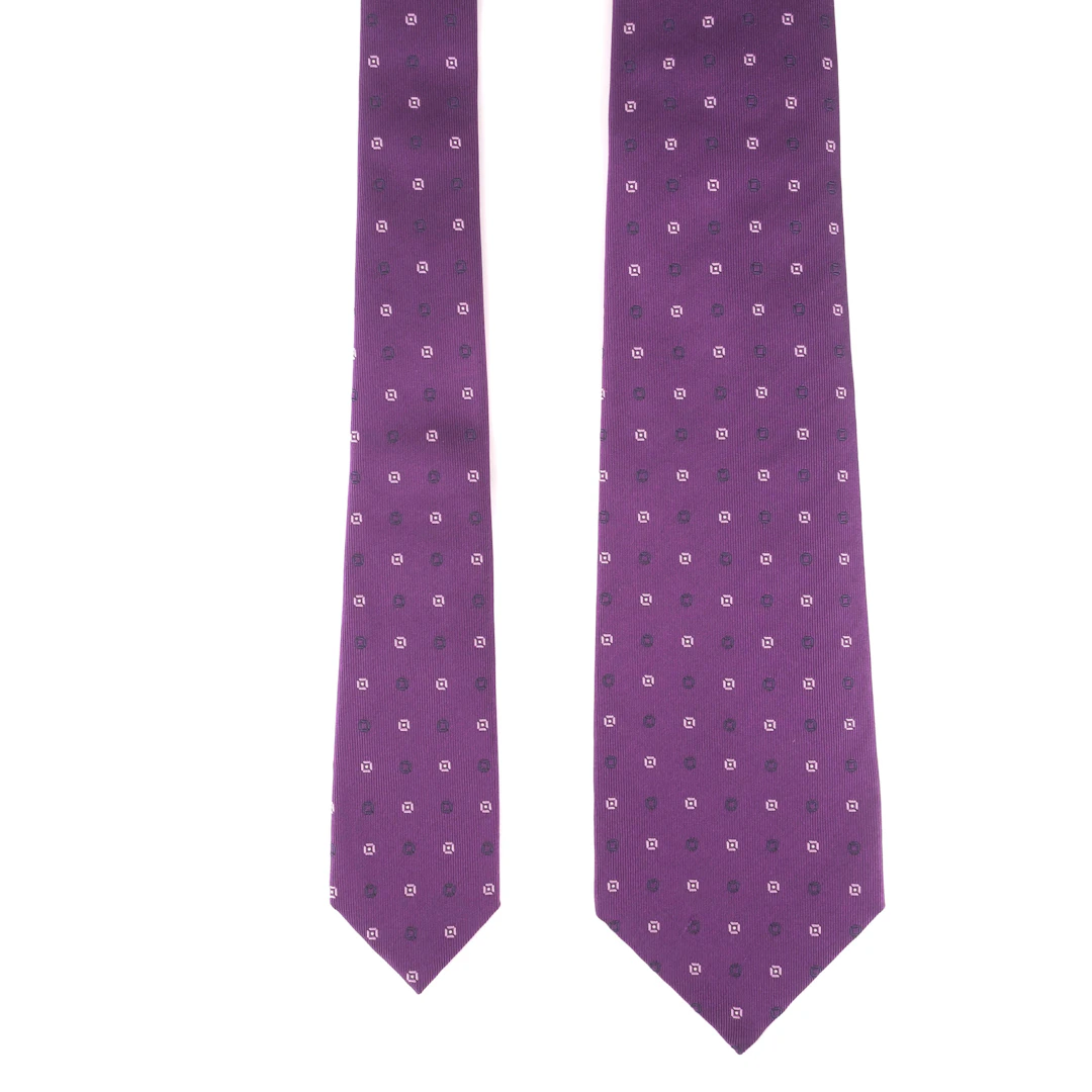 Purple Patterned Tie
