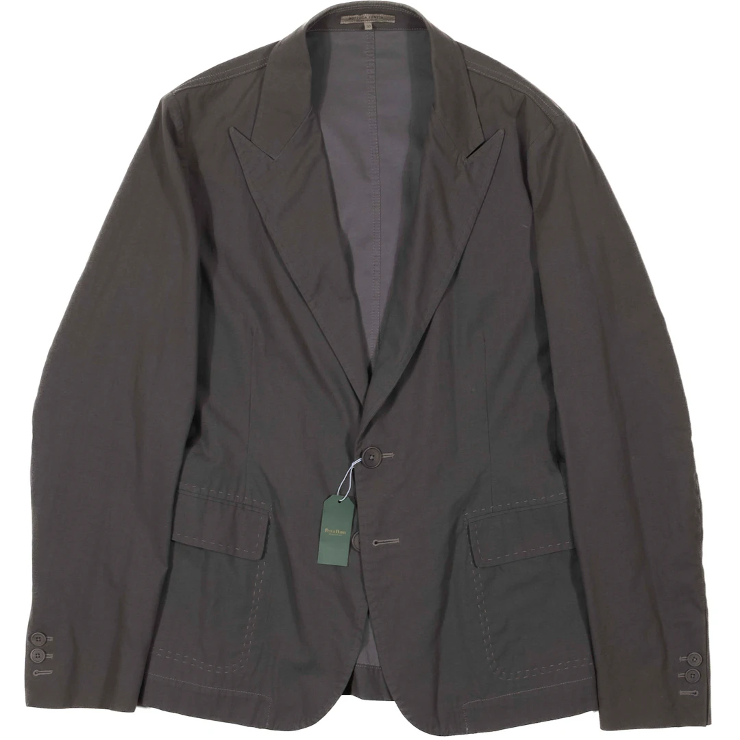 Bottega Veneta Grey Cotton/Wool Sport Coat Sz 50