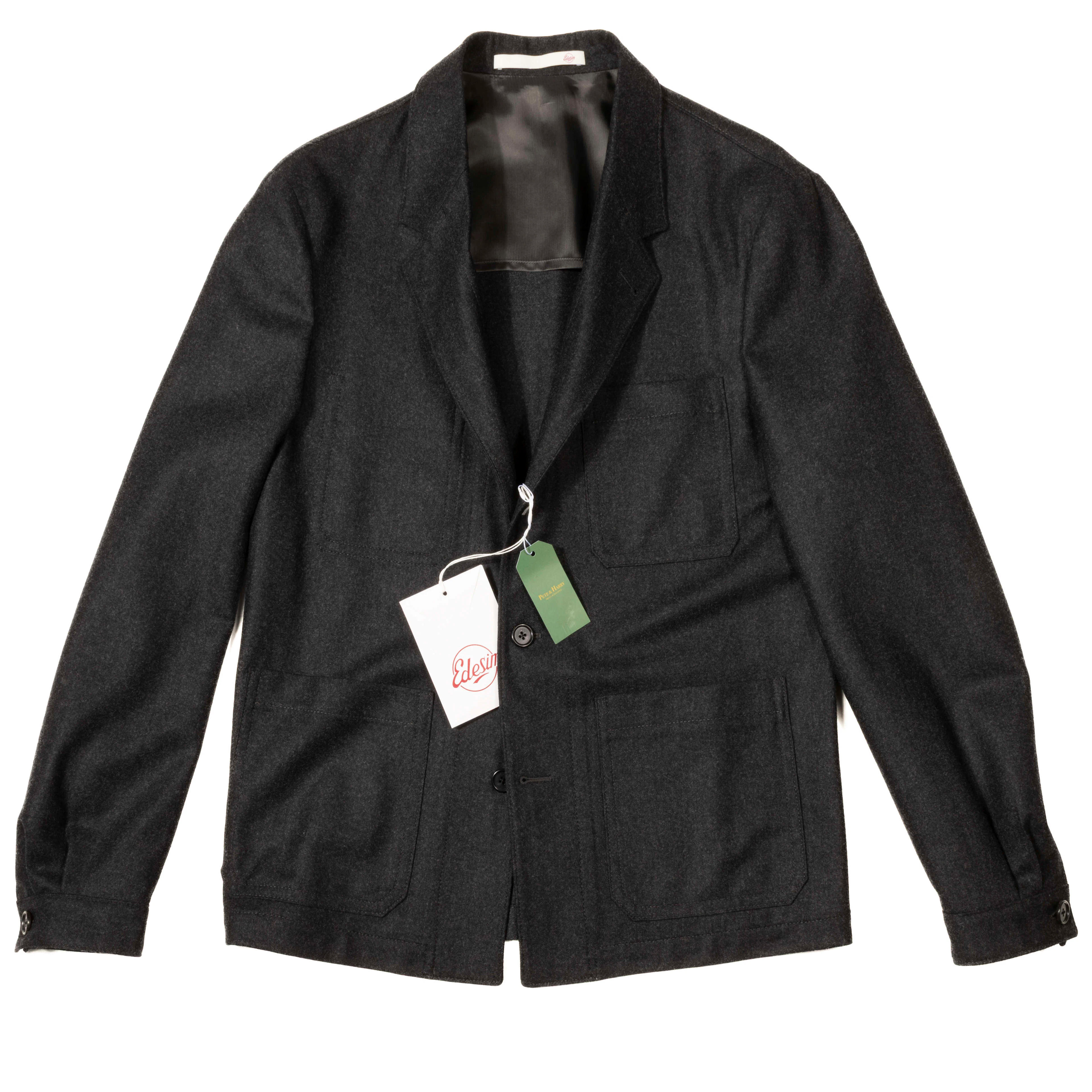 Neapolitan Hand Tailored Grey Utility Jacket