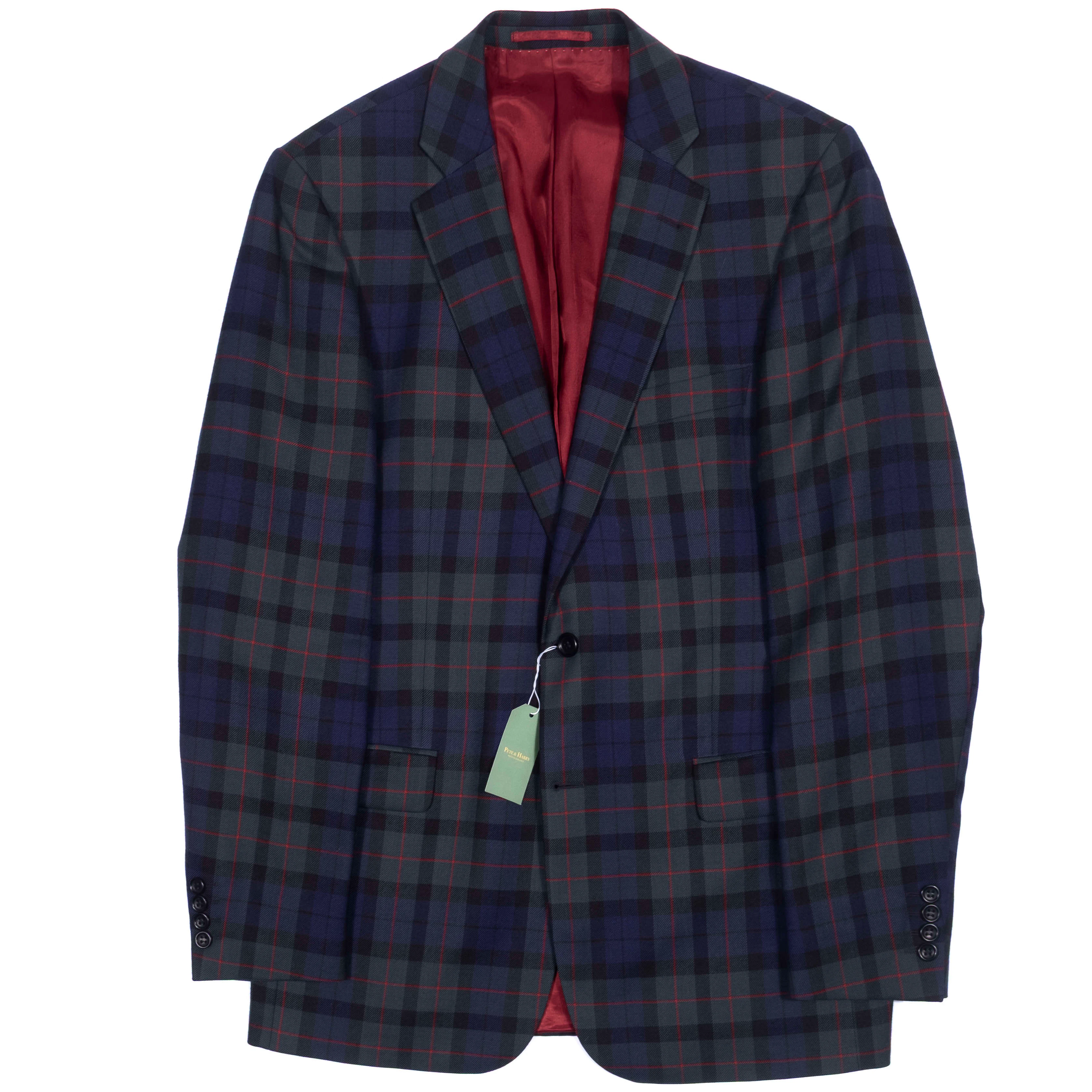 Ströms Tartan Wool Sport Coat