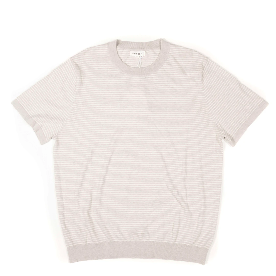 Soft Goat Striped T-Shirt Sz XXL (EU)