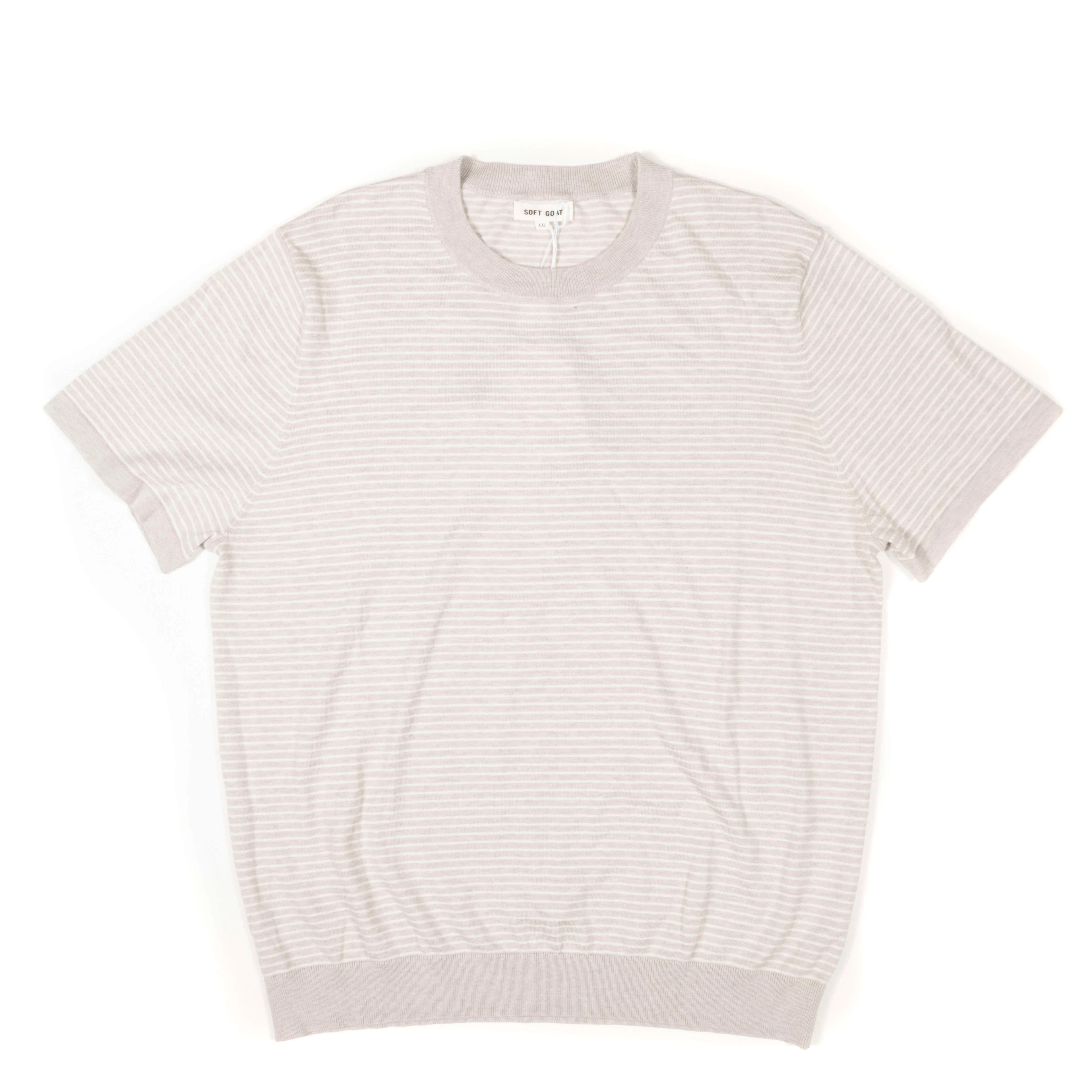 Soft Goat Striped T-Shirt Sz XXL (EU)