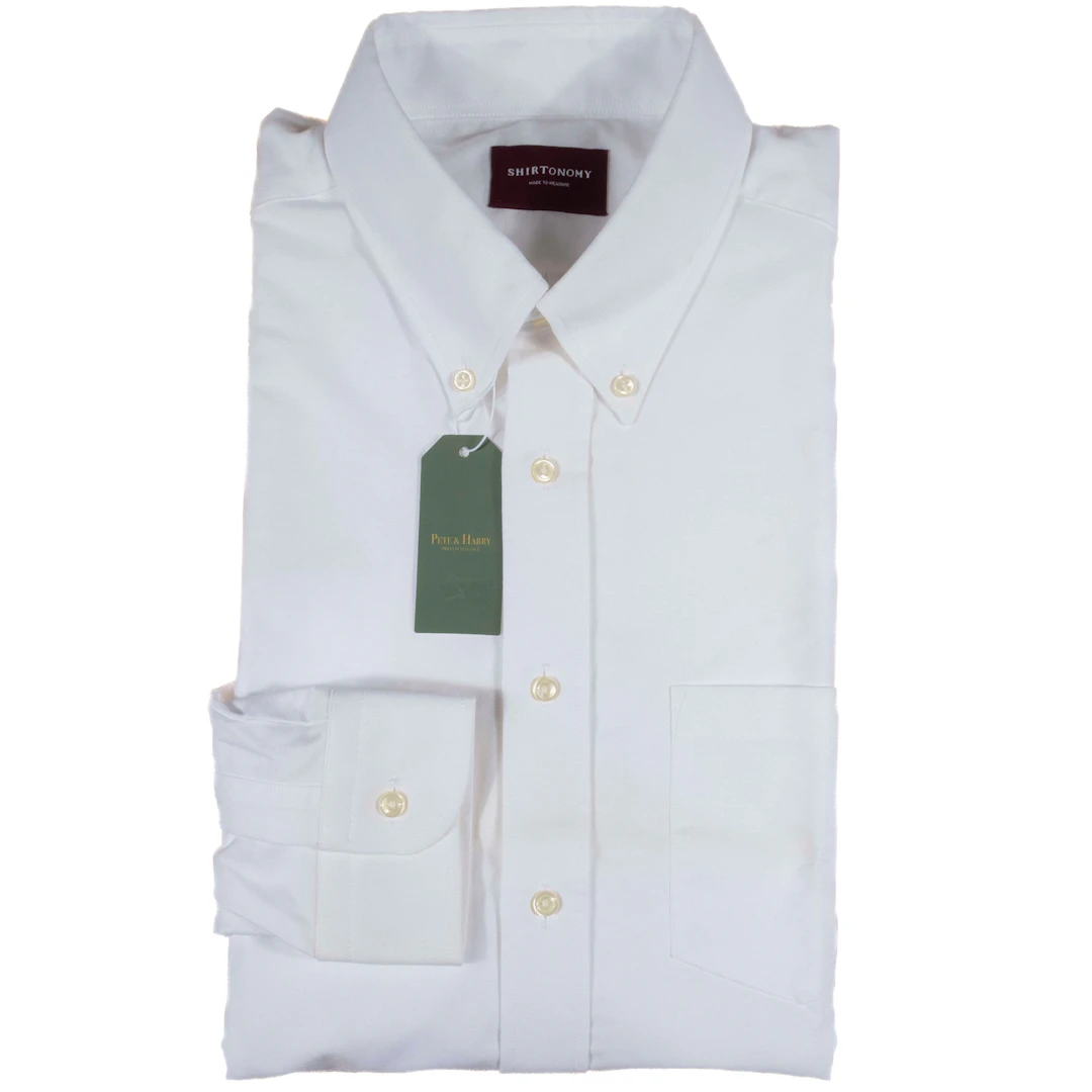 White Buttondown Shirt Sz 41.5