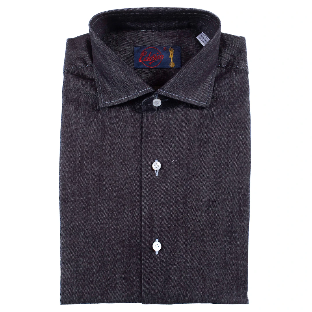 Neapolitan Hand Tailored Denim Shirt