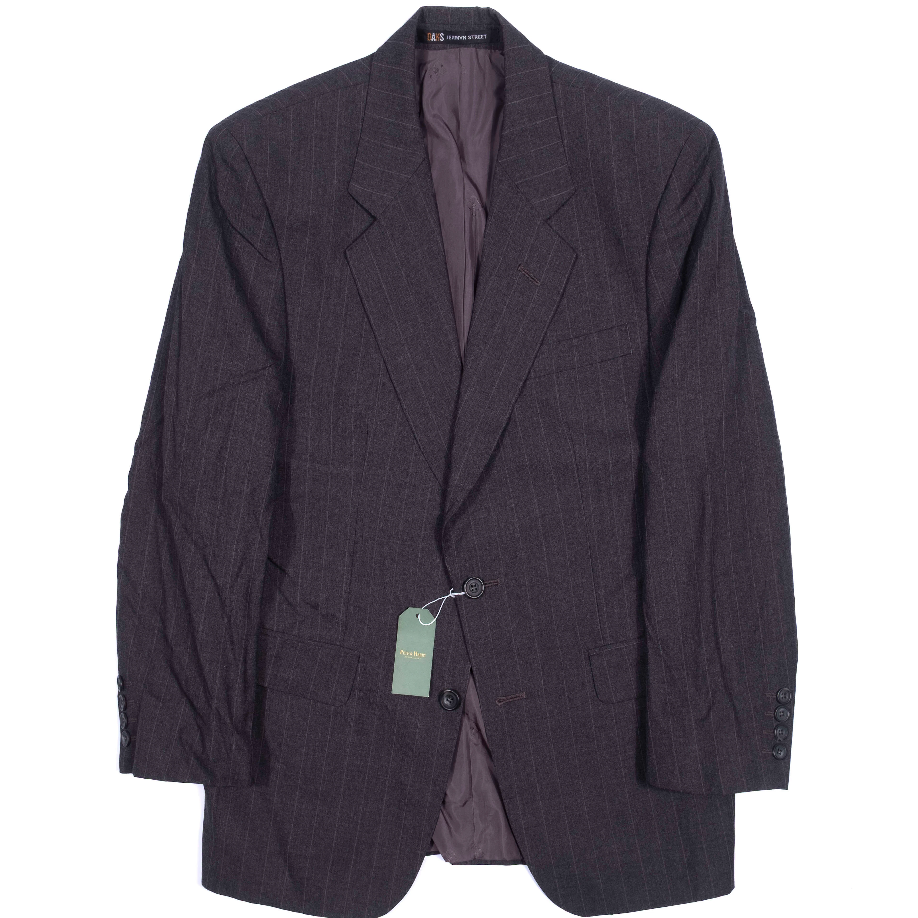 Daks Grey Pinstripe Suit