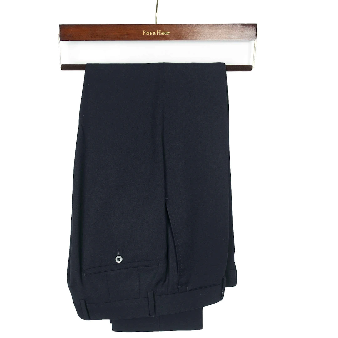 Black Wool Dress Trousers